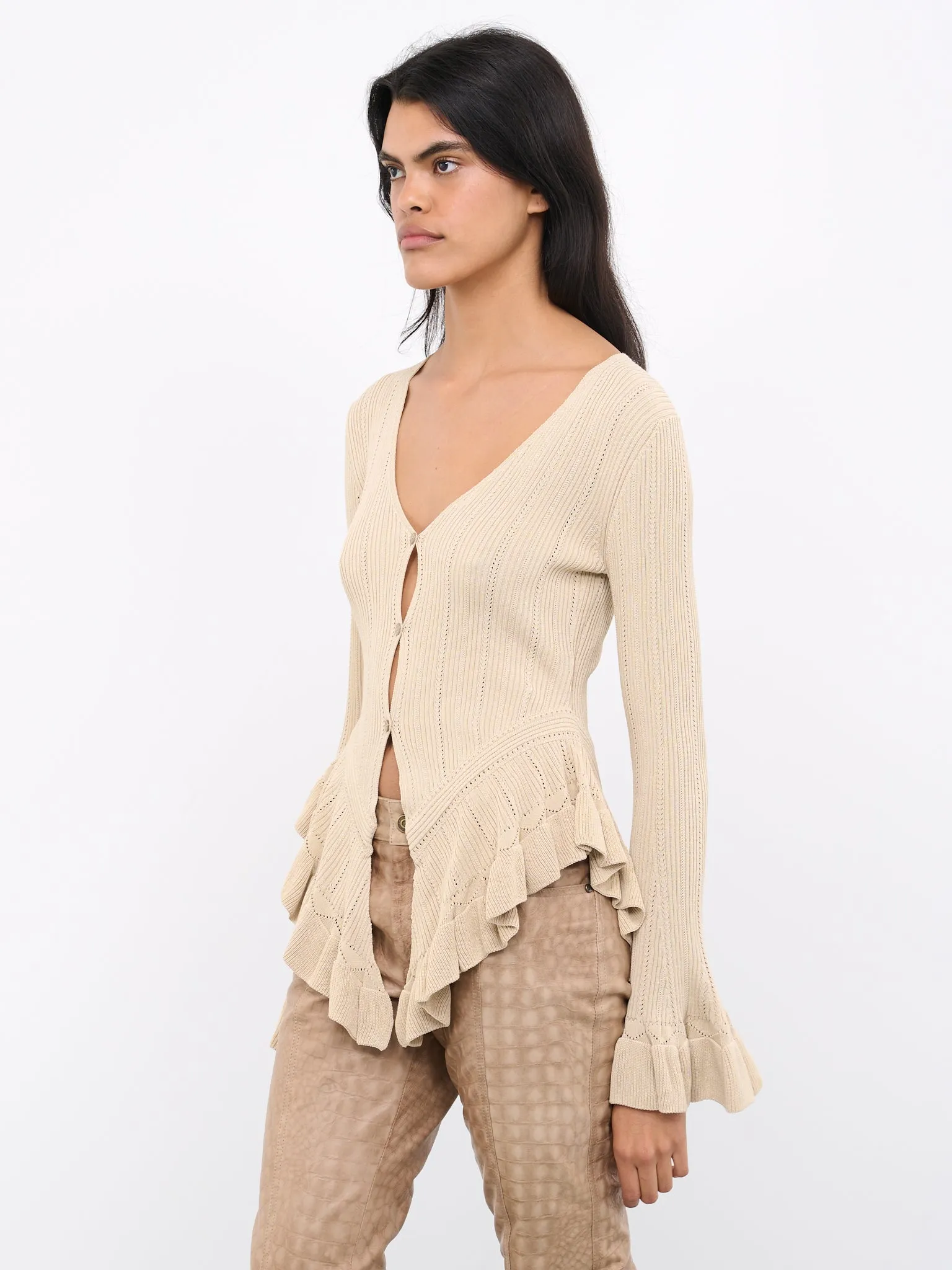 Rib Knit Top (4M004A-N0805-SABBIA) sold by lorenzo product image thumbnail 2