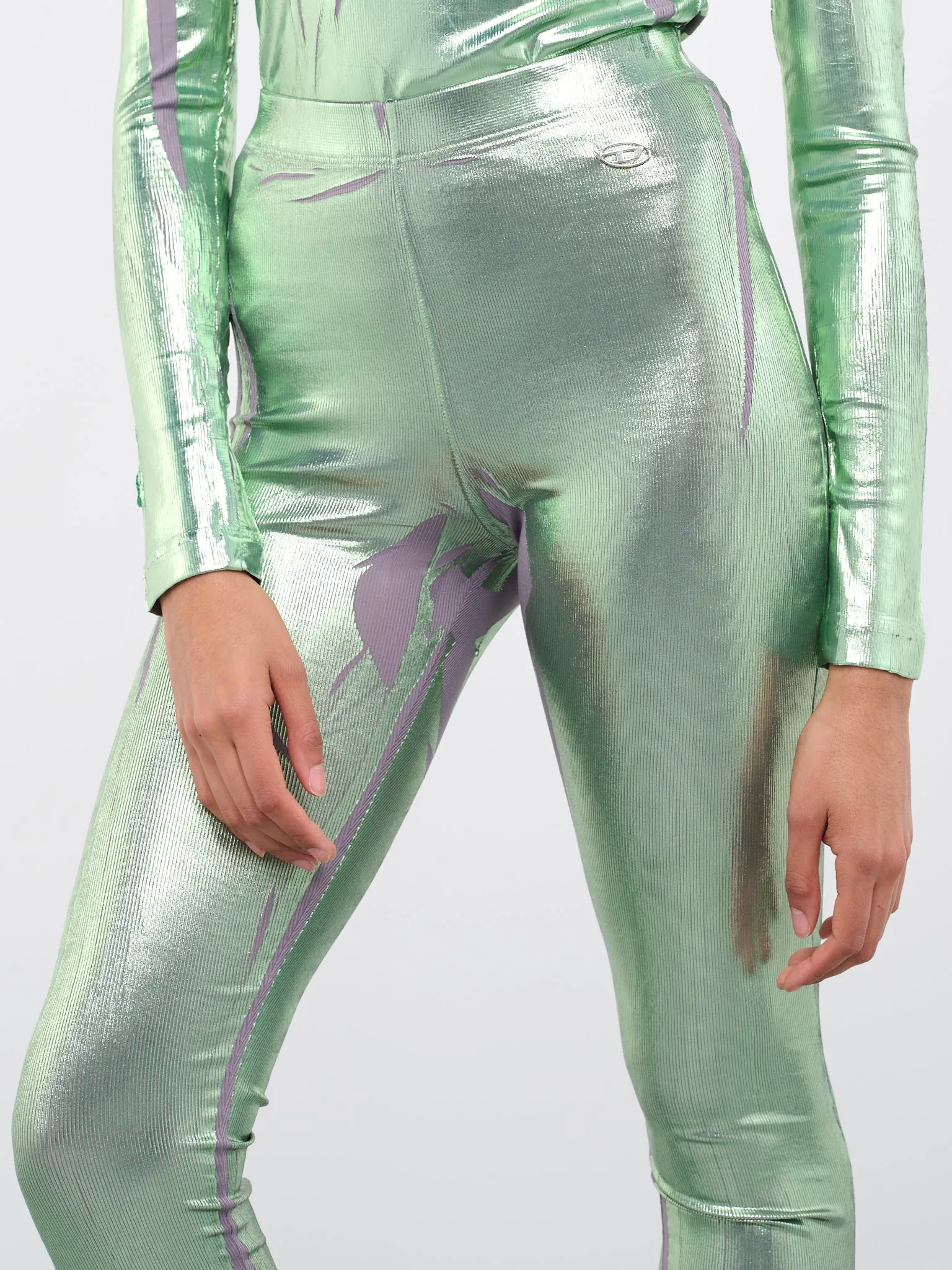 P-Koll-H1 Metallic Leggings (P-KOLL-H1-LIGHT-GREEN) sold by lorenzo product image thumbnail 4