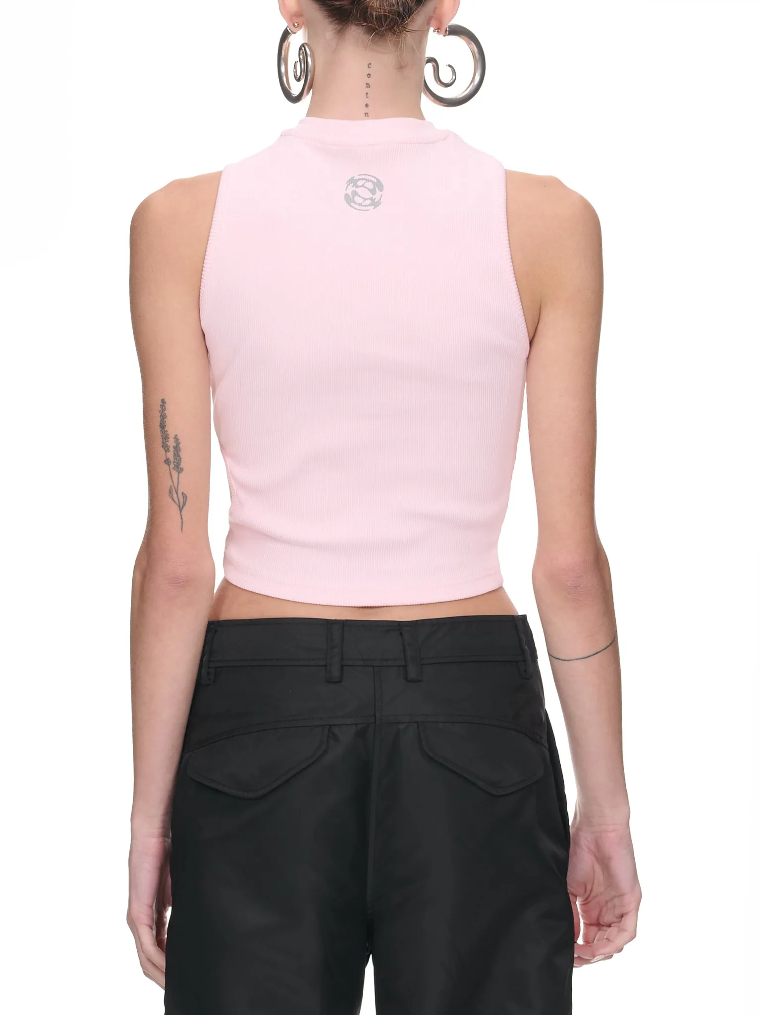 Cell Tank Top (S23-RTW-016-ORGANIC-JADE) sold by lorenzo product image thumbnail 3