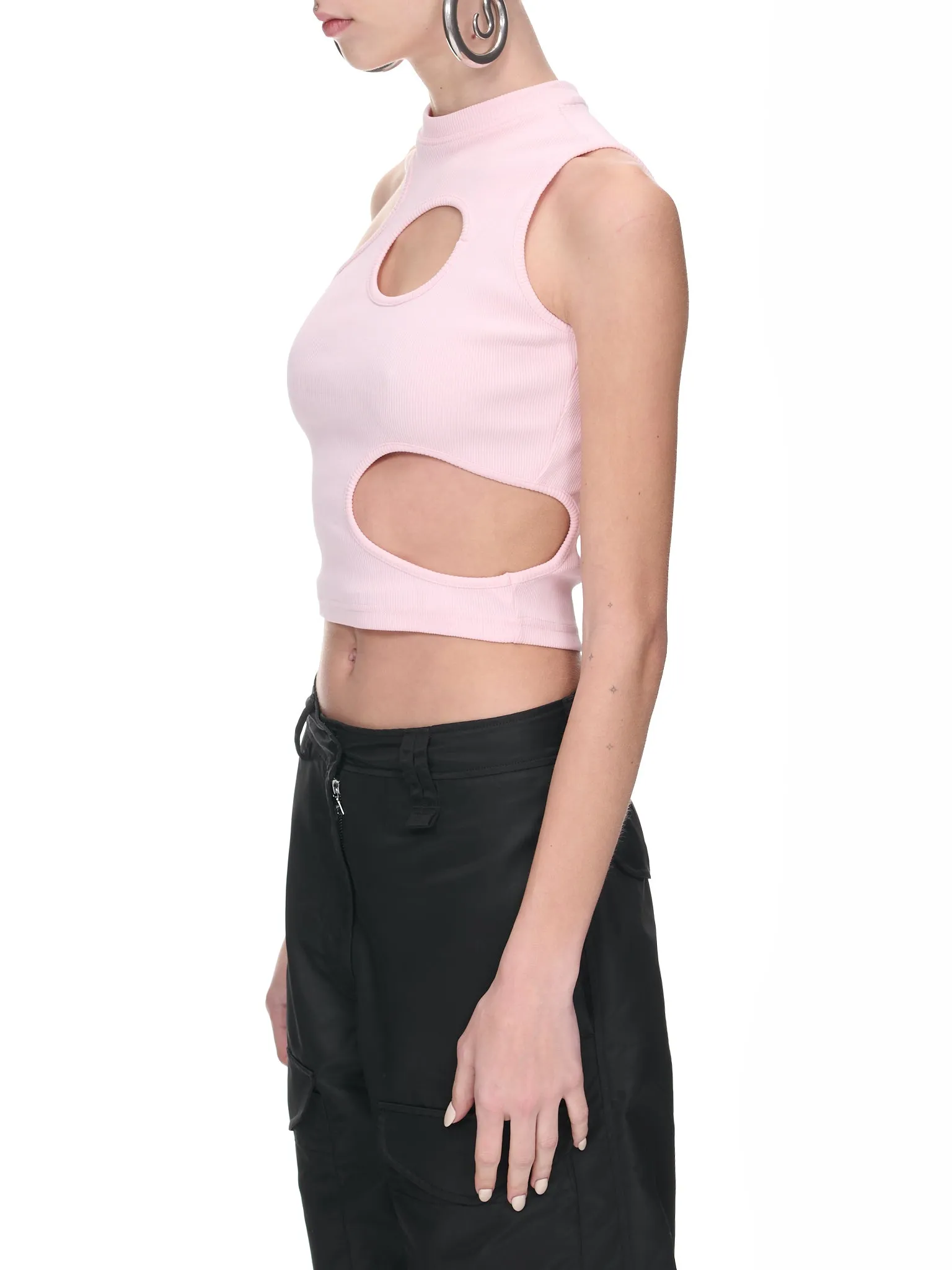 Cell Tank Top (S23-RTW-016-ORGANIC-JADE) sold by lorenzo product image thumbnail 2
