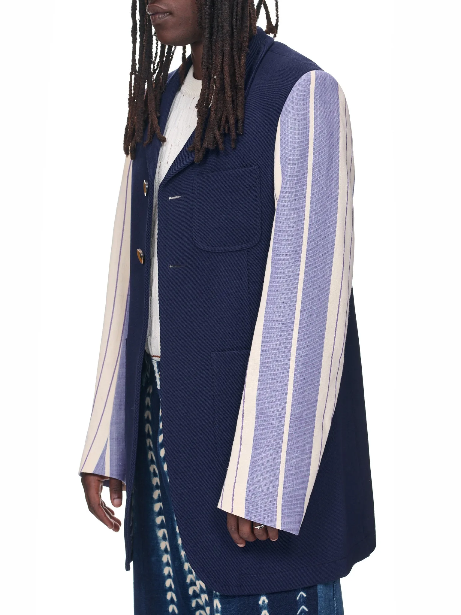 Ibrahim Blazer (MS23JA04-WO03-599-NAVY) sold by lorenzo product image thumbnail 2