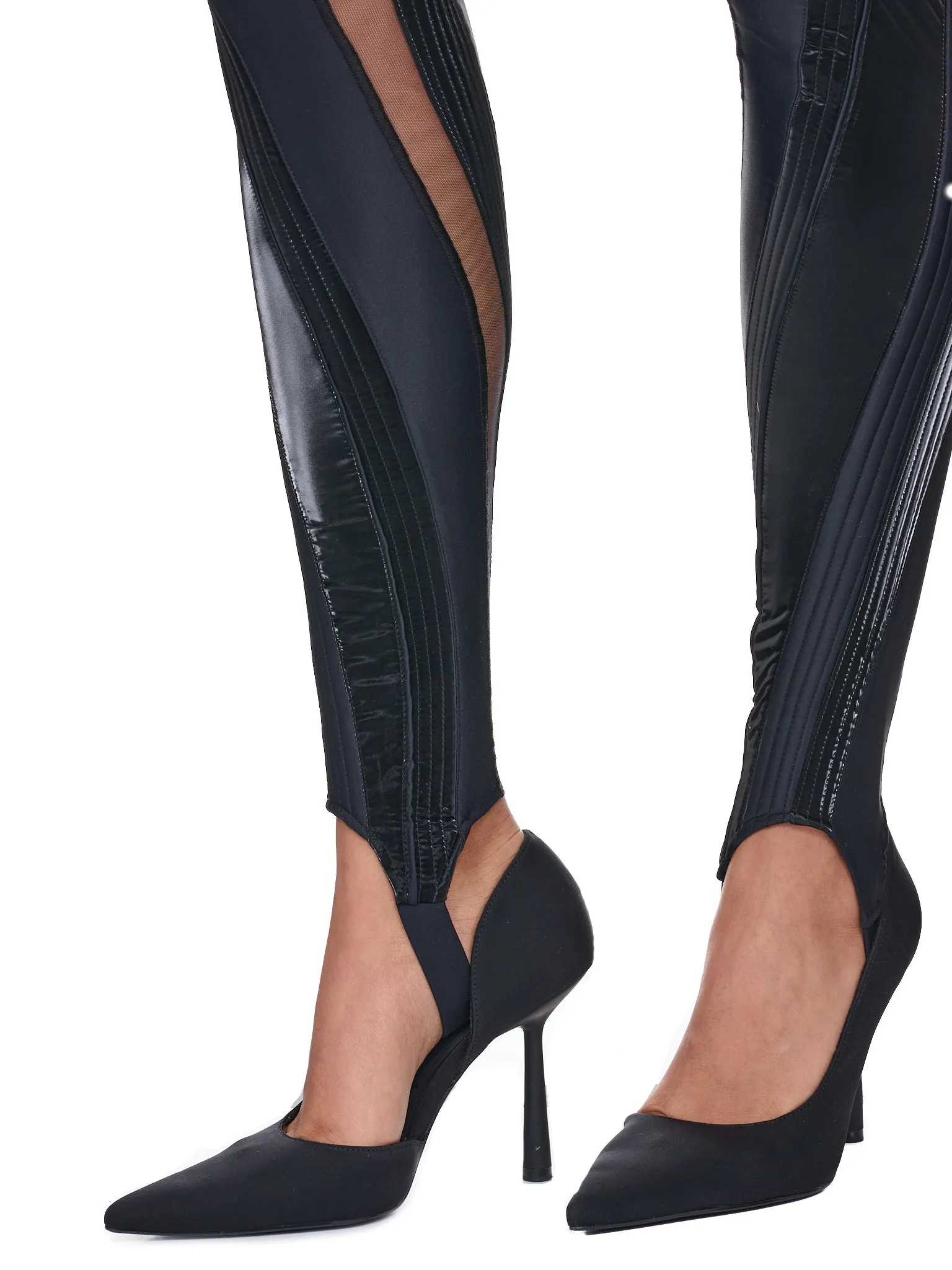 Quilted Illusion Leggings (1PA0385842-B1999-BLACK-BIMATER) sold by lorenzo product image thumbnail 5