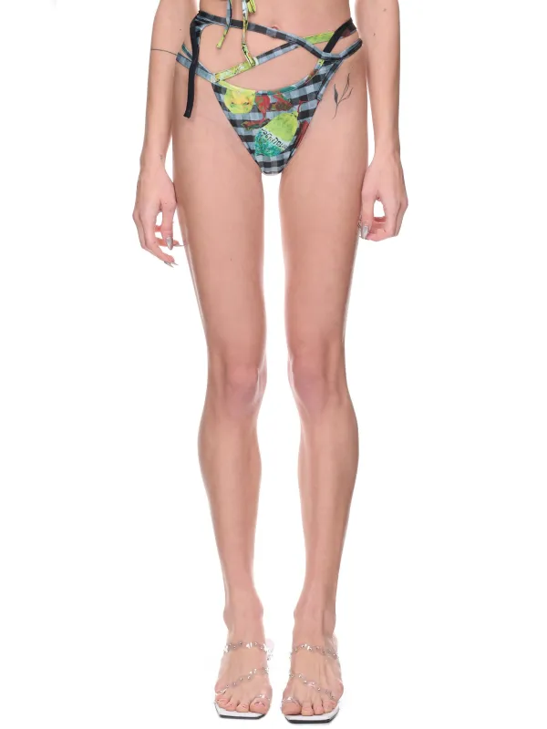 GGG Laced Bikini Bottoms (300906-LEMON-PRINT) sold by lorenzo