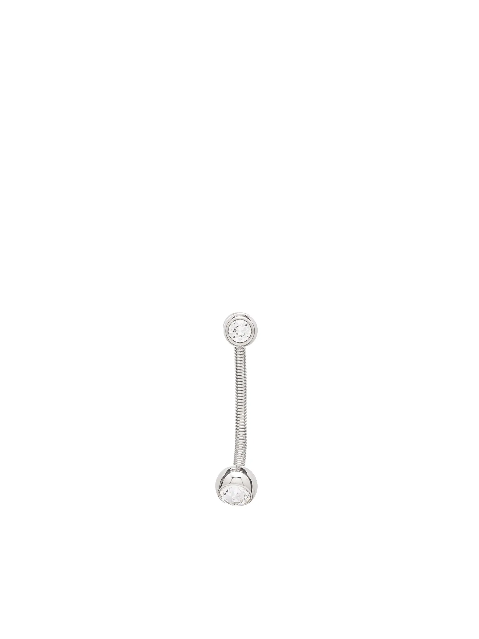 Flex Earring (JW11-SILVER-WHITE) sold by lorenzo