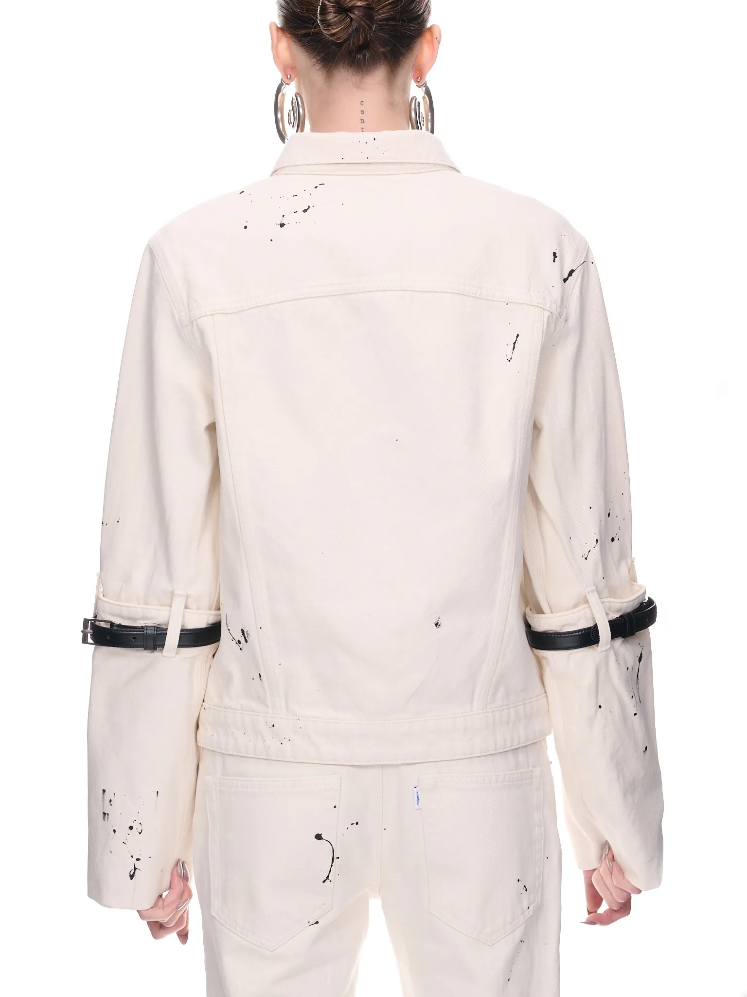 Hybrid Denim Jacket (COPBL10246-WHITE) sold by lorenzo product image thumbnail 3