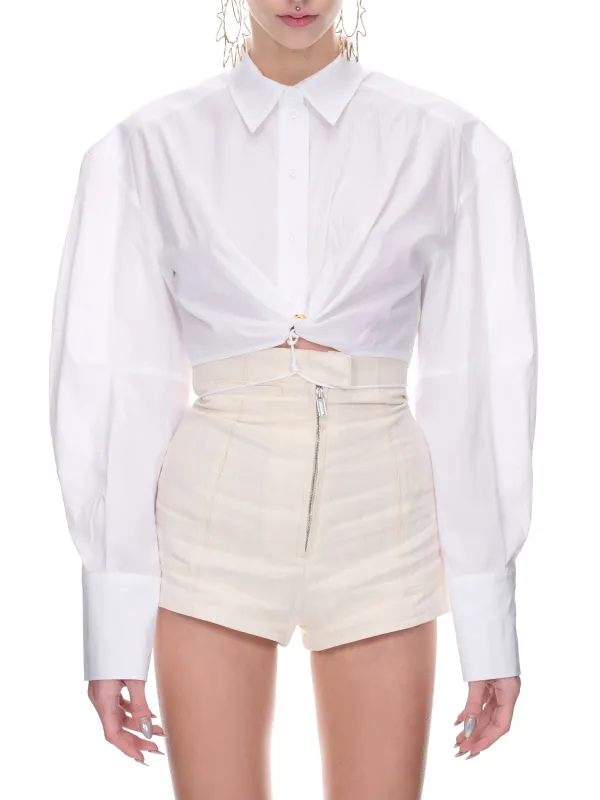 La Chemise Plidao (231SH034-1326-100-WHITE) sold by lorenzo