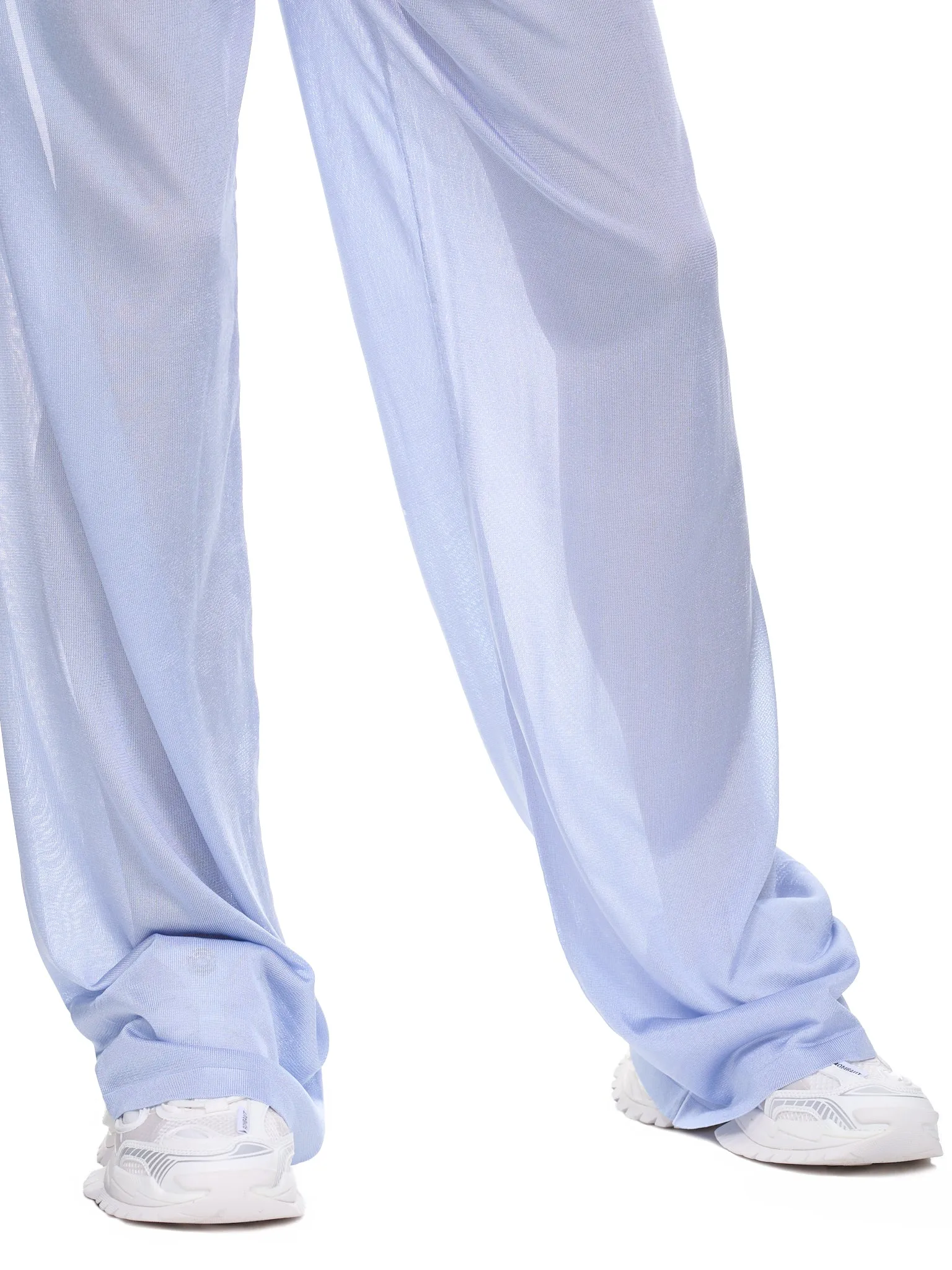 Metallic Knit Pants (S51KA0577-S18201-488-LIGHT-BLU) sold by lorenzo product image thumbnail 5