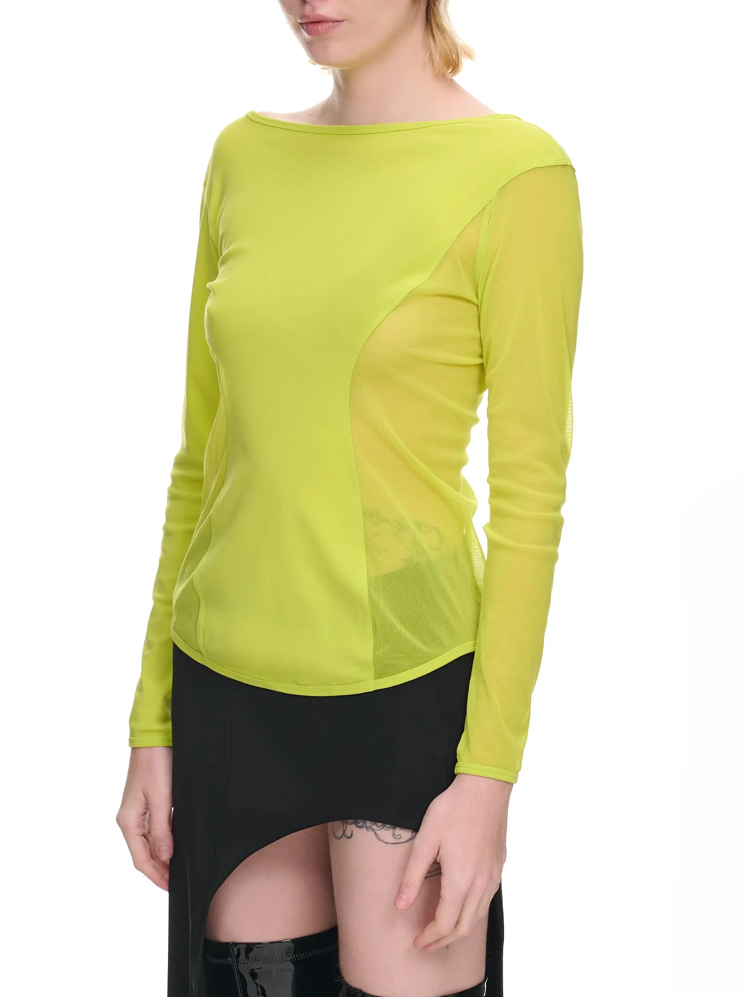 Figure Mesh Top (IM36JK701-52-YELLOW) sold by lorenzo product image thumbnail 2