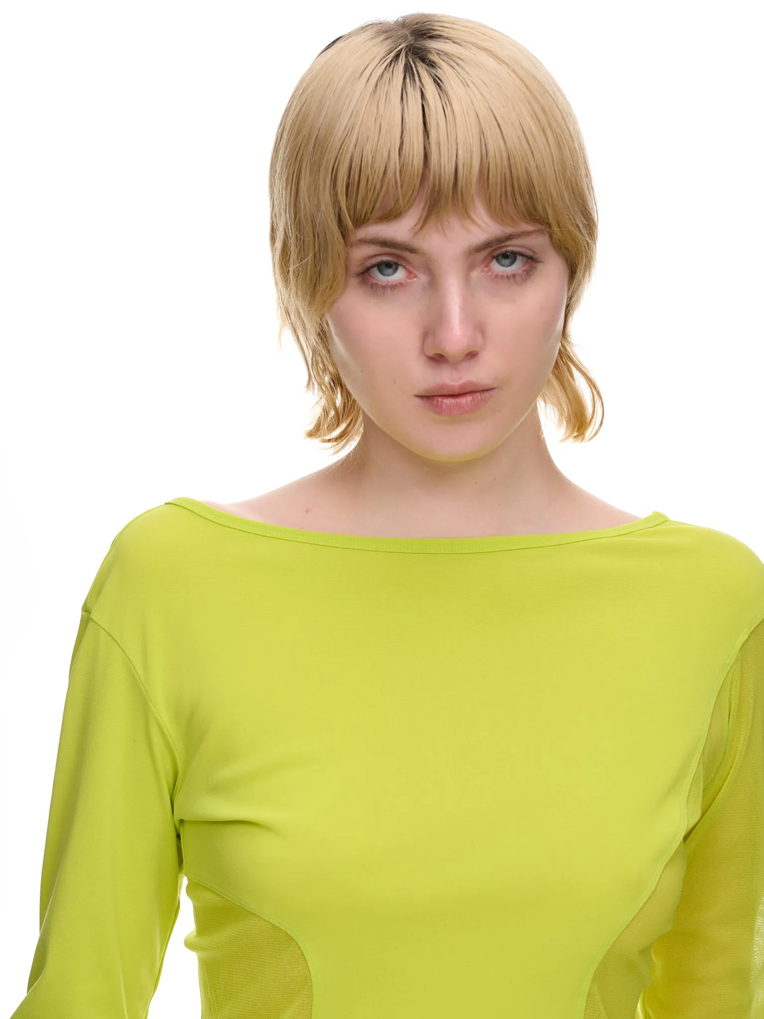 Figure Mesh Top (IM36JK701-52-YELLOW) sold by lorenzo product image thumbnail 4