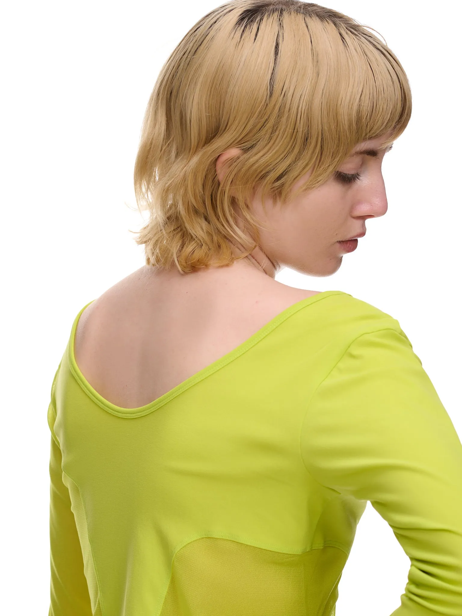 Figure Mesh Top (IM36JK701-52-YELLOW) sold by lorenzo product image thumbnail 5