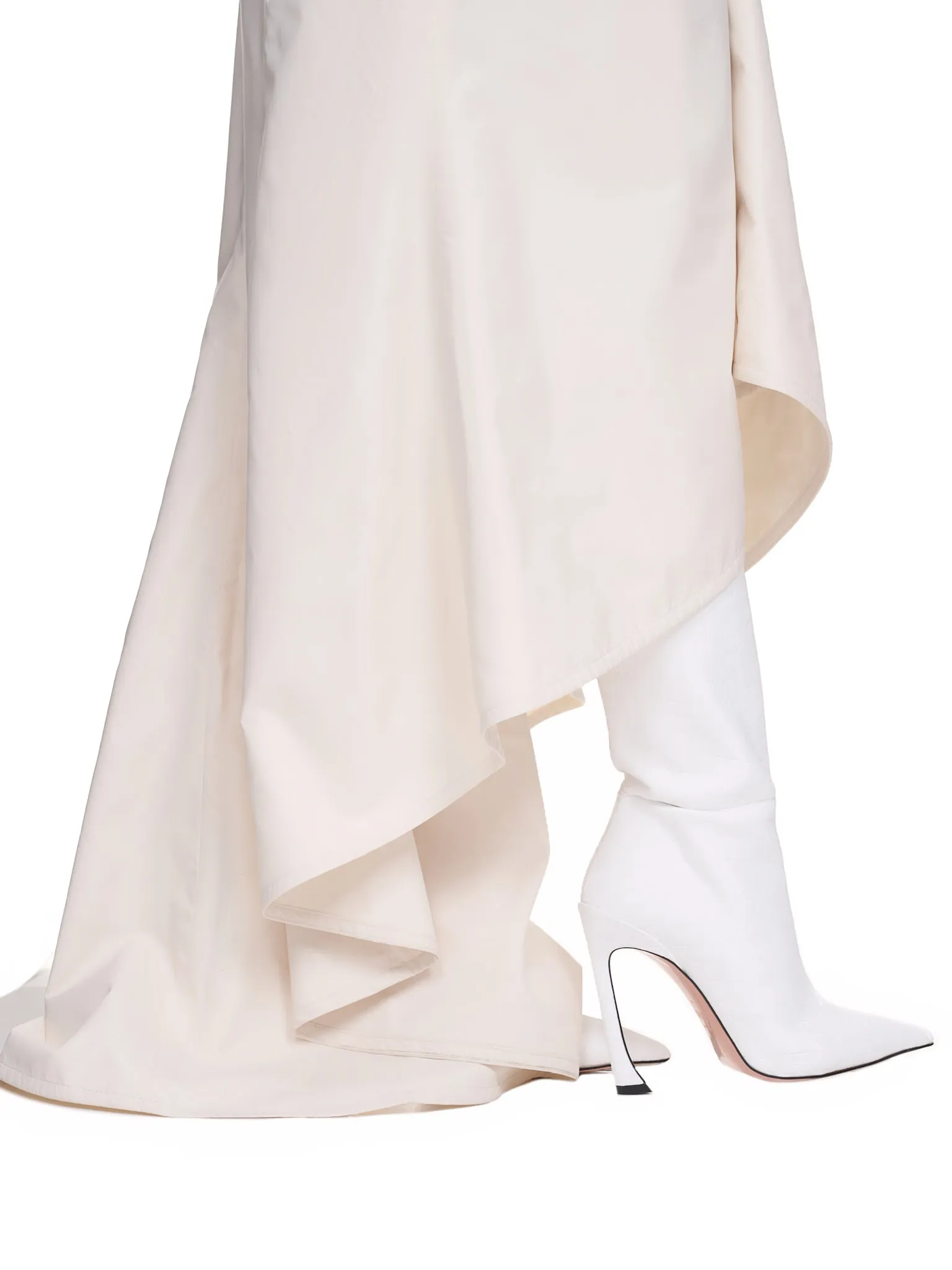 Ruched Dress (SS23D32-IVORY) sold by lorenzo product image thumbnail 4