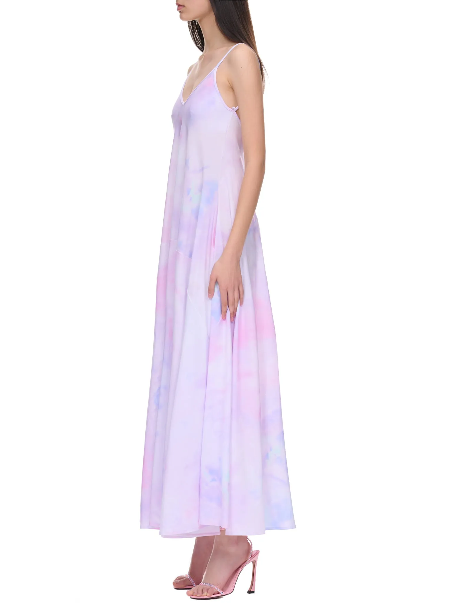 Open-Back Dress (23PJRO011PA0473-PINK-TIE-DYE) sold by lorenzo product image thumbnail 2