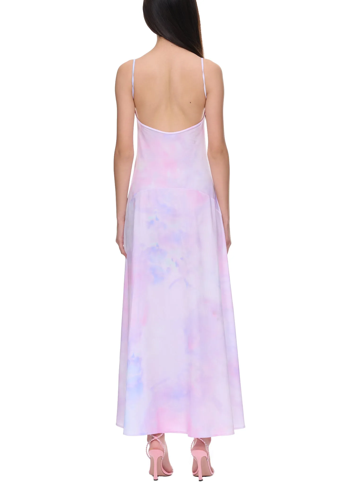 Open-Back Dress (23PJRO011PA0473-PINK-TIE-DYE) sold by lorenzo product image thumbnail 3
