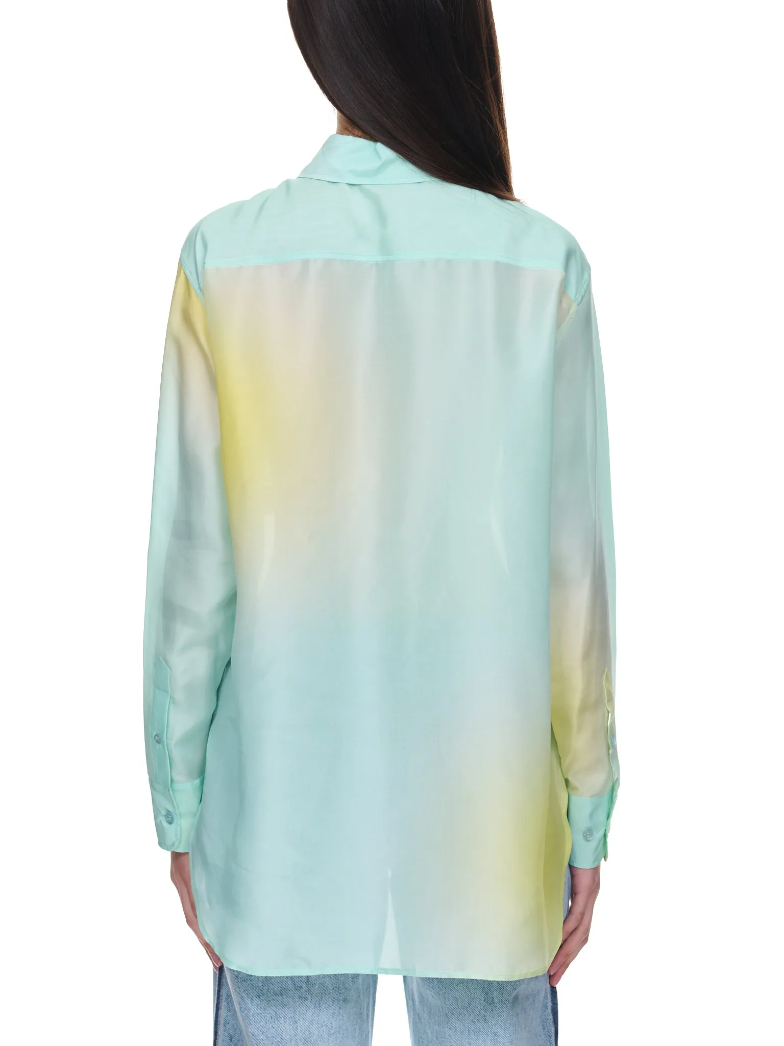 Tie-Dye Shirt (23PCTO024SE1378-BLUE-YELLOW-DO) sold by lorenzo product image thumbnail 3