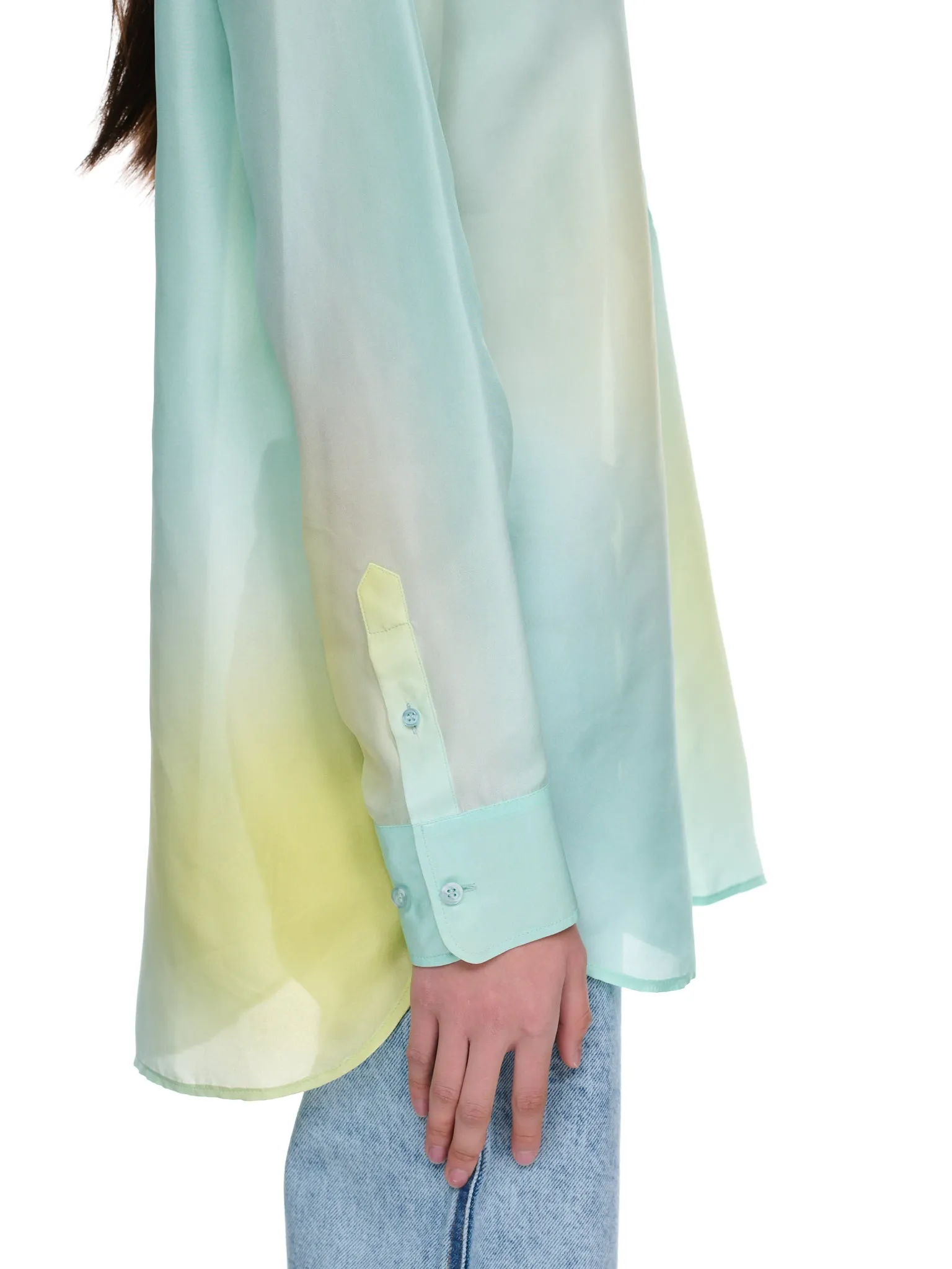 Tie-Dye Shirt (23PCTO024SE1378-BLUE-YELLOW-DO) sold by lorenzo product image thumbnail 5