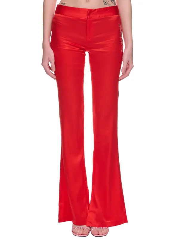 Silk Tattoo Pants (STFP-SILK-TATTOO-RED) sold by lorenzo