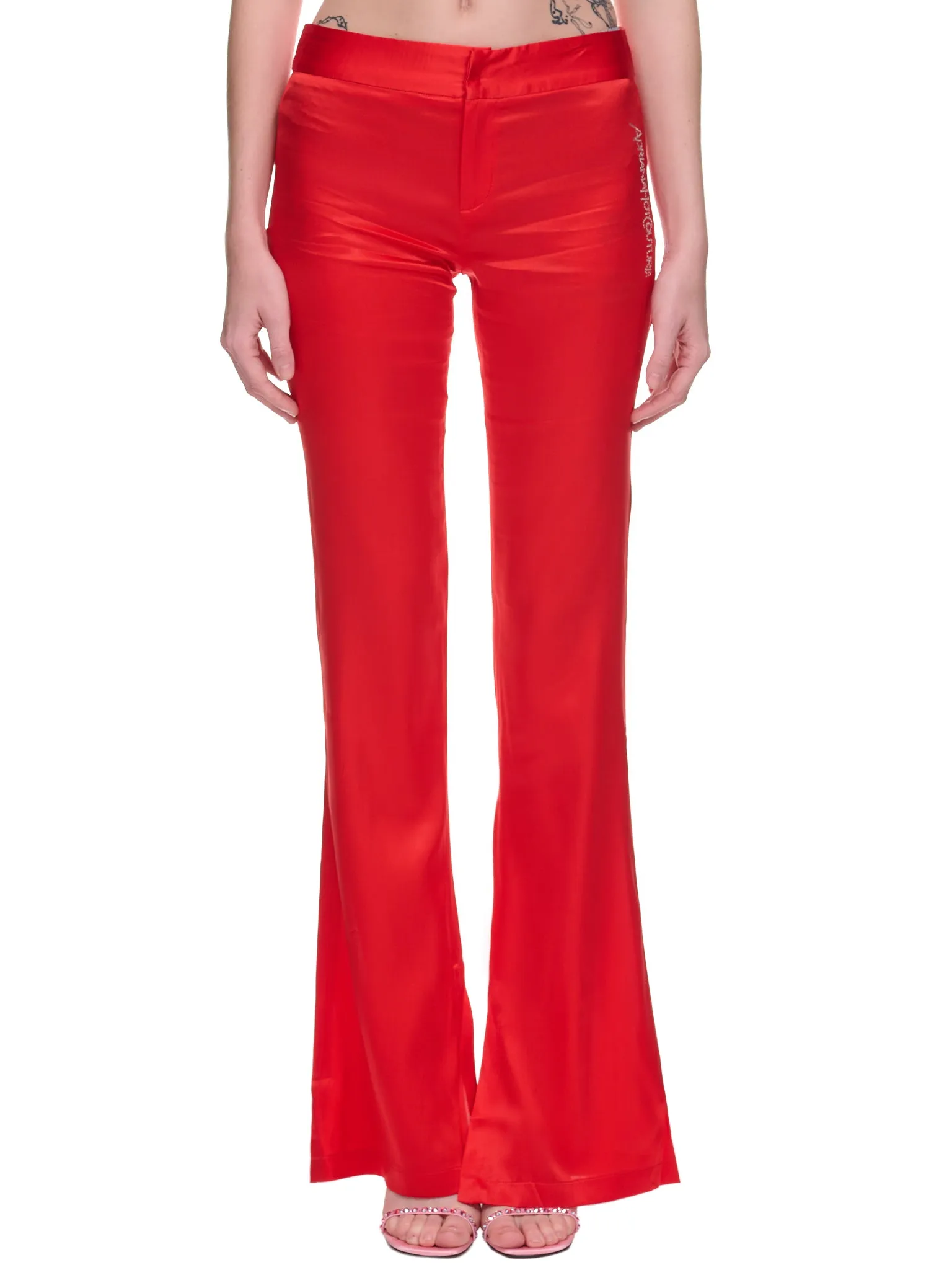 Silk Tattoo Pants (STFP-SILK-TATTOO-RED) sold by lorenzo