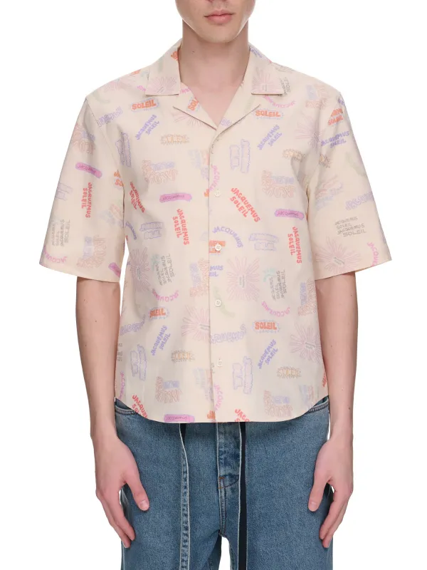 La Chemise Aour (235SH040-1384-PRINT-MULTI-TAGS) sold by lorenzo