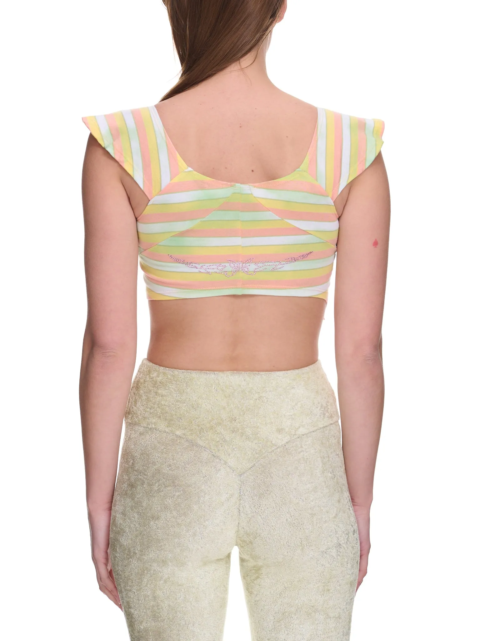 Twisted Regina Tee (XX3223-SCHOLASTIC-STRIPE) sold by lorenzo product image thumbnail 3