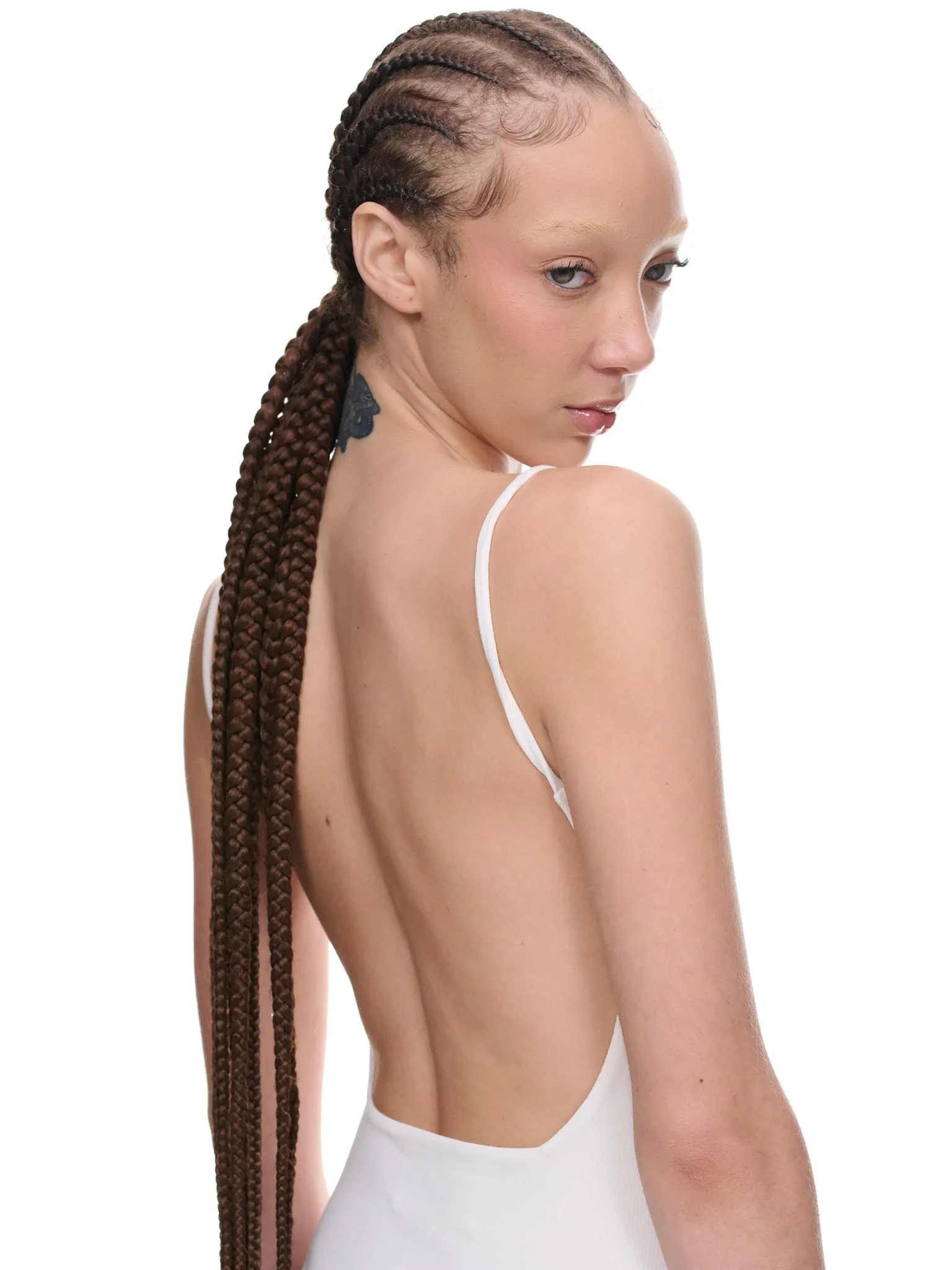 Asymmetric Dresss (SNBD-CREAM) sold by lorenzo product image thumbnail 5