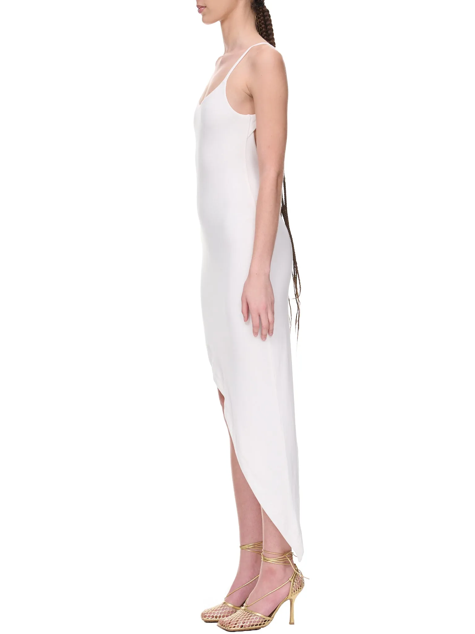 Asymmetric Dresss (SNBD-CREAM) sold by lorenzo product image thumbnail 2