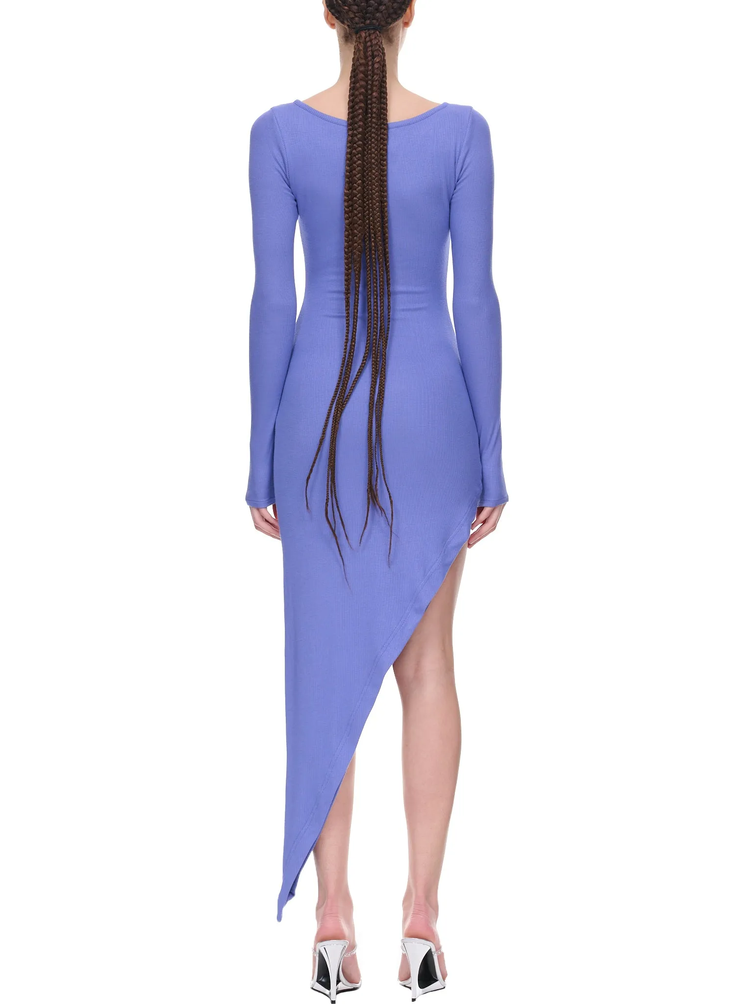 Slanted Dress (LSSD-PURPLE) sold by lorenzo product image thumbnail 3
