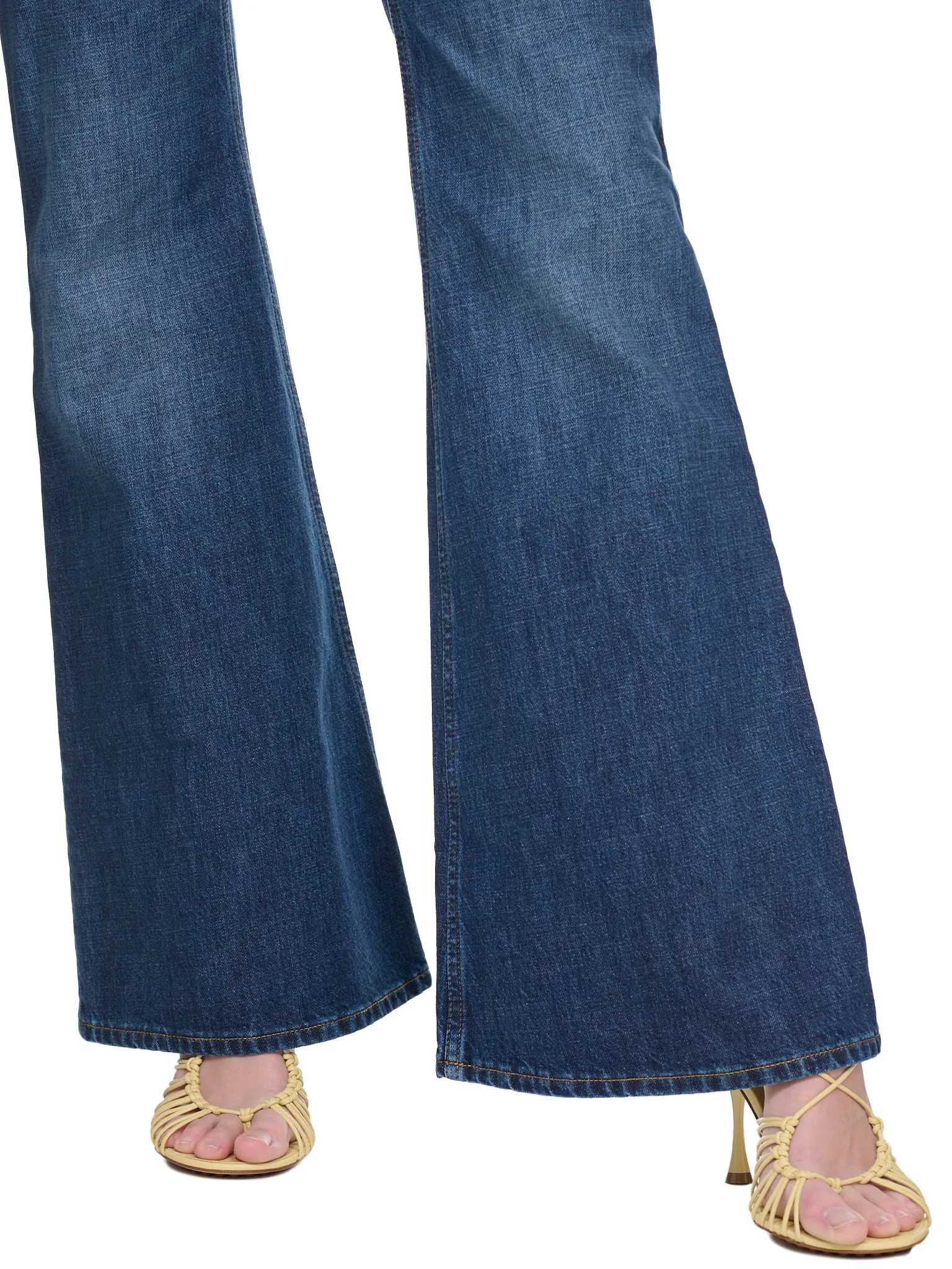 Flared Denim Pants (722517V2EN0-4715-MID-BLUE) sold by lorenzo product image thumbnail 4