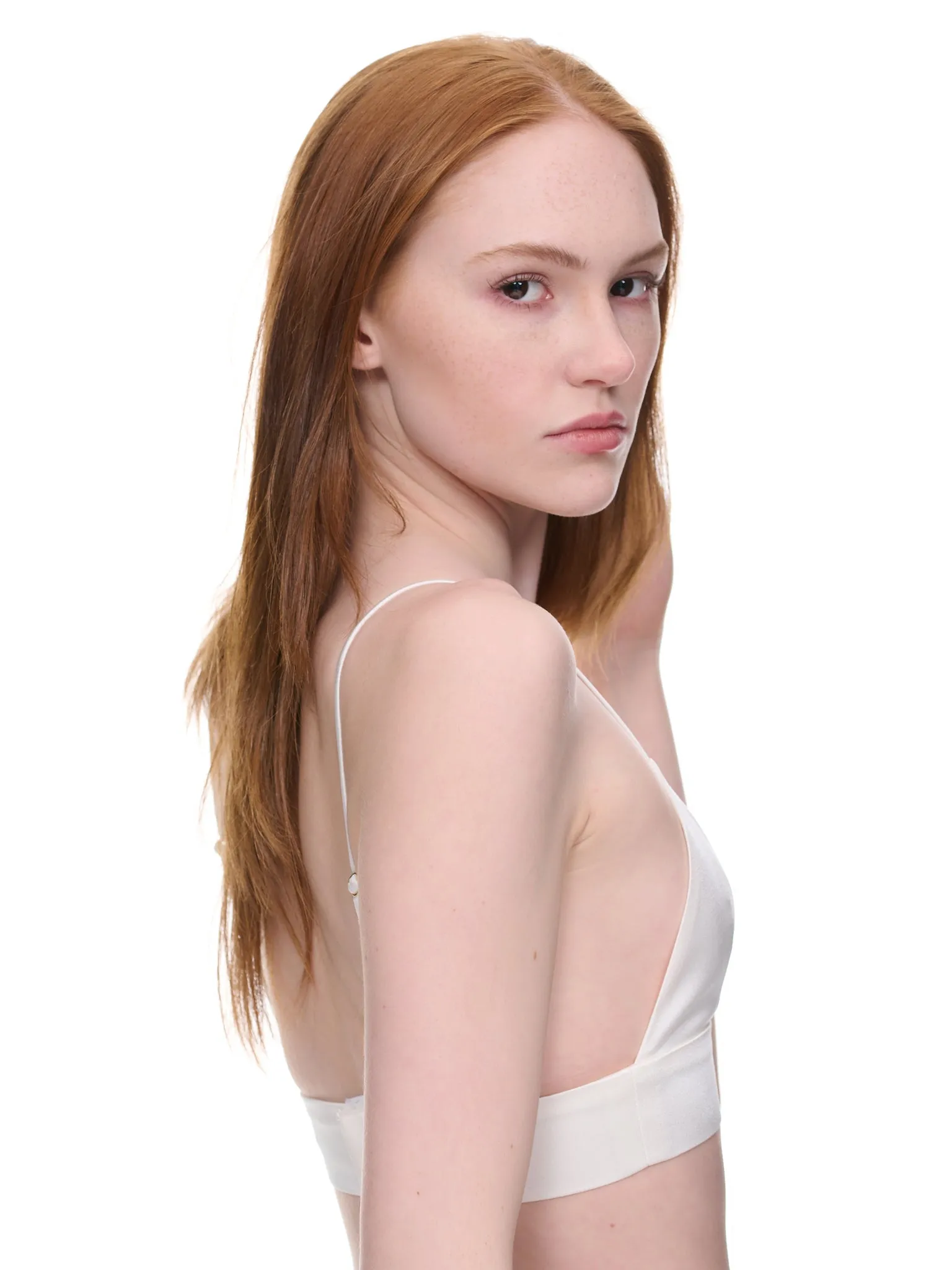 Satin Top (2C205A-N0103-WHITE-NATURAL) sold by lorenzo product image thumbnail 5