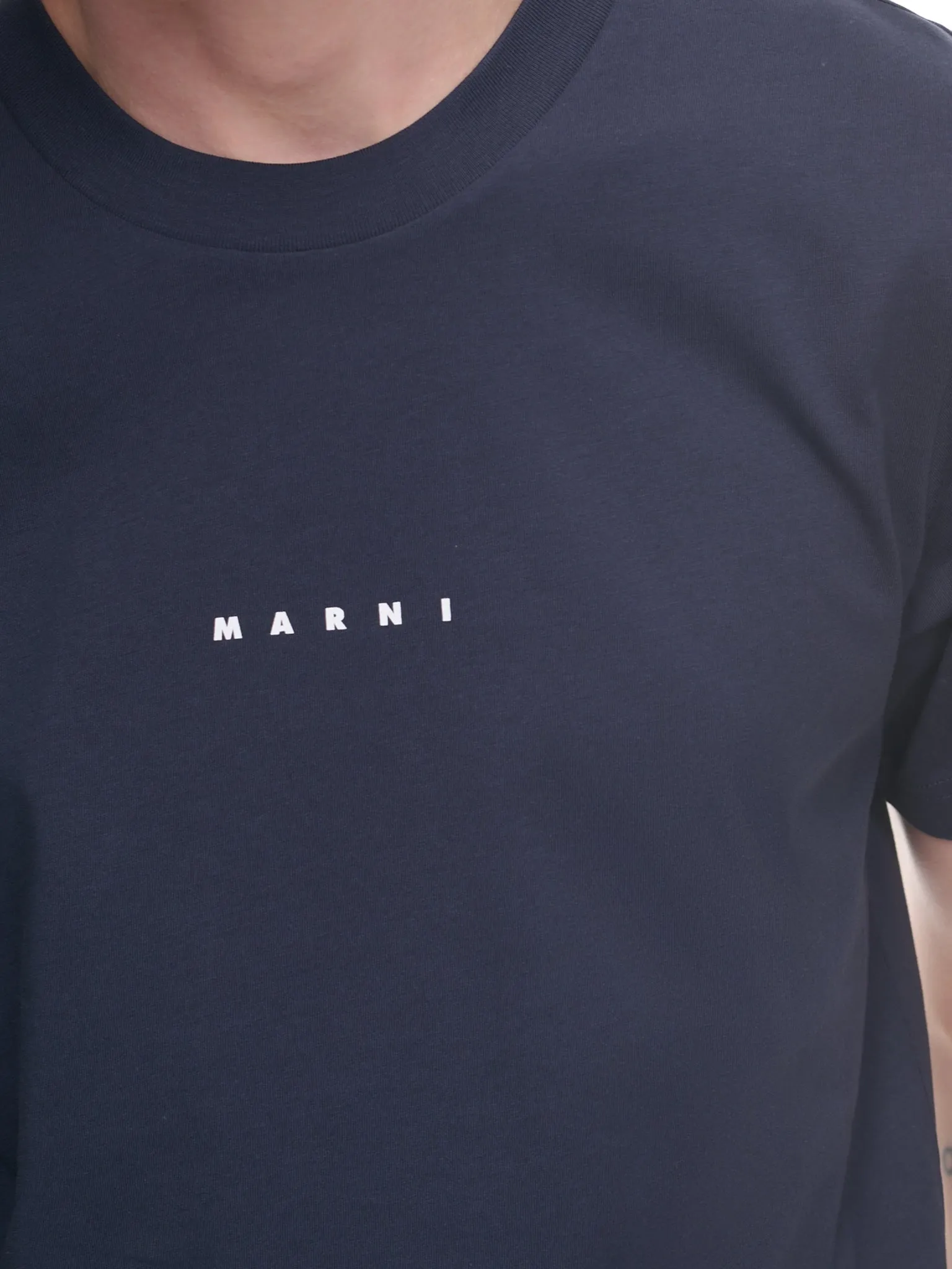 Bio-Cotton T-Shirt (HUMU0198PD-USCS87-BLUE-BLACK) sold by lorenzo product image thumbnail 4