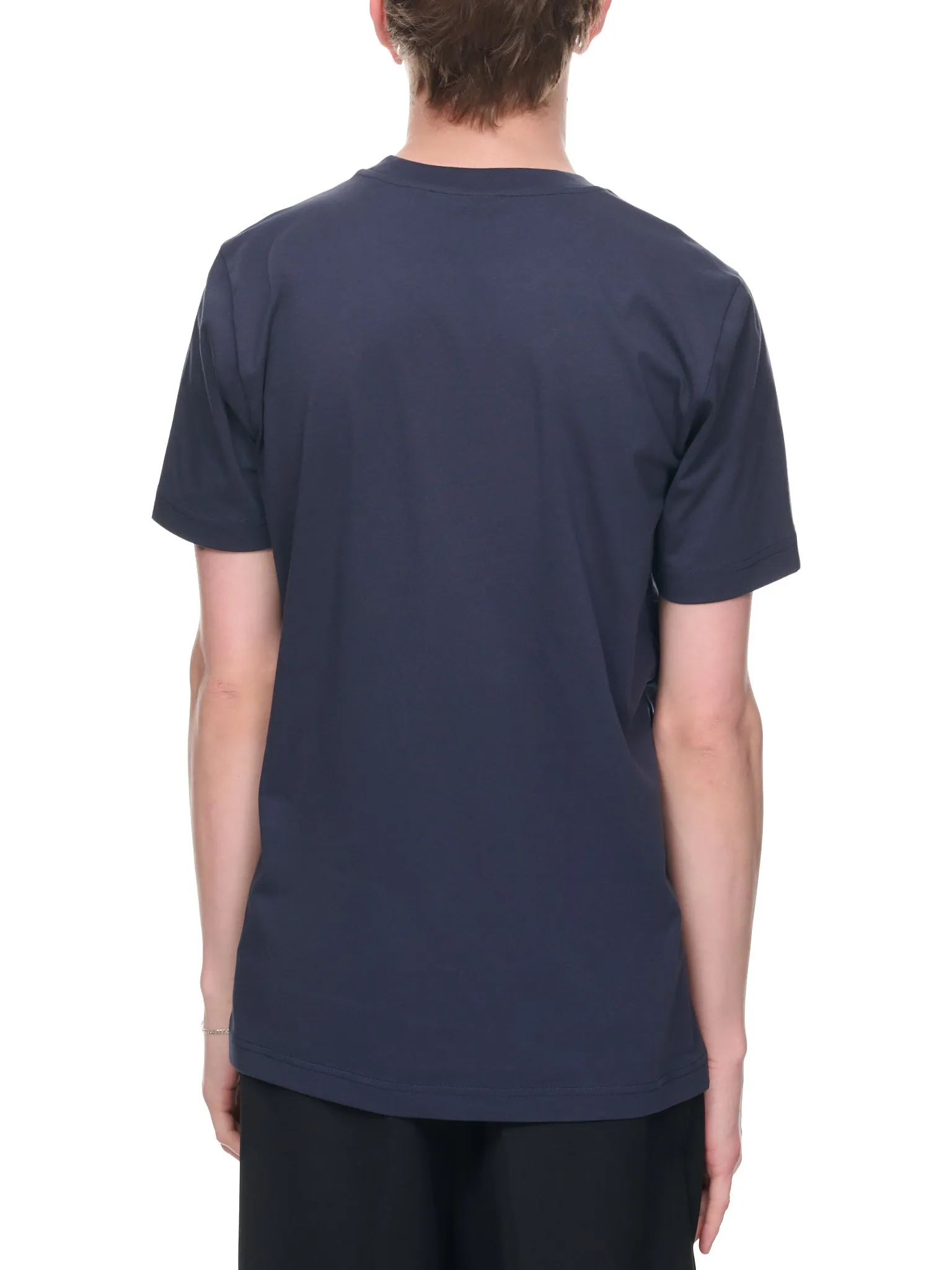 Bio-Cotton T-Shirt (HUMU0198PD-USCS87-BLUE-BLACK) sold by lorenzo product image thumbnail 3