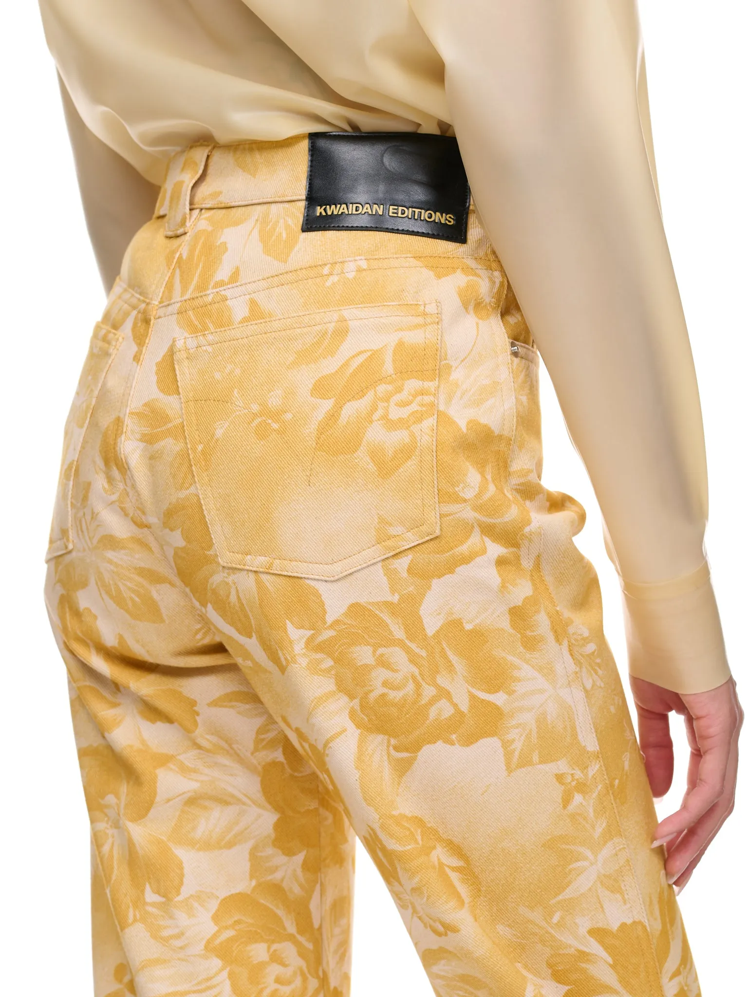 Straight Leg Jeans (WP090W-PD-INVERTED-CRIMSON-FLO) sold by lorenzo product image thumbnail 5