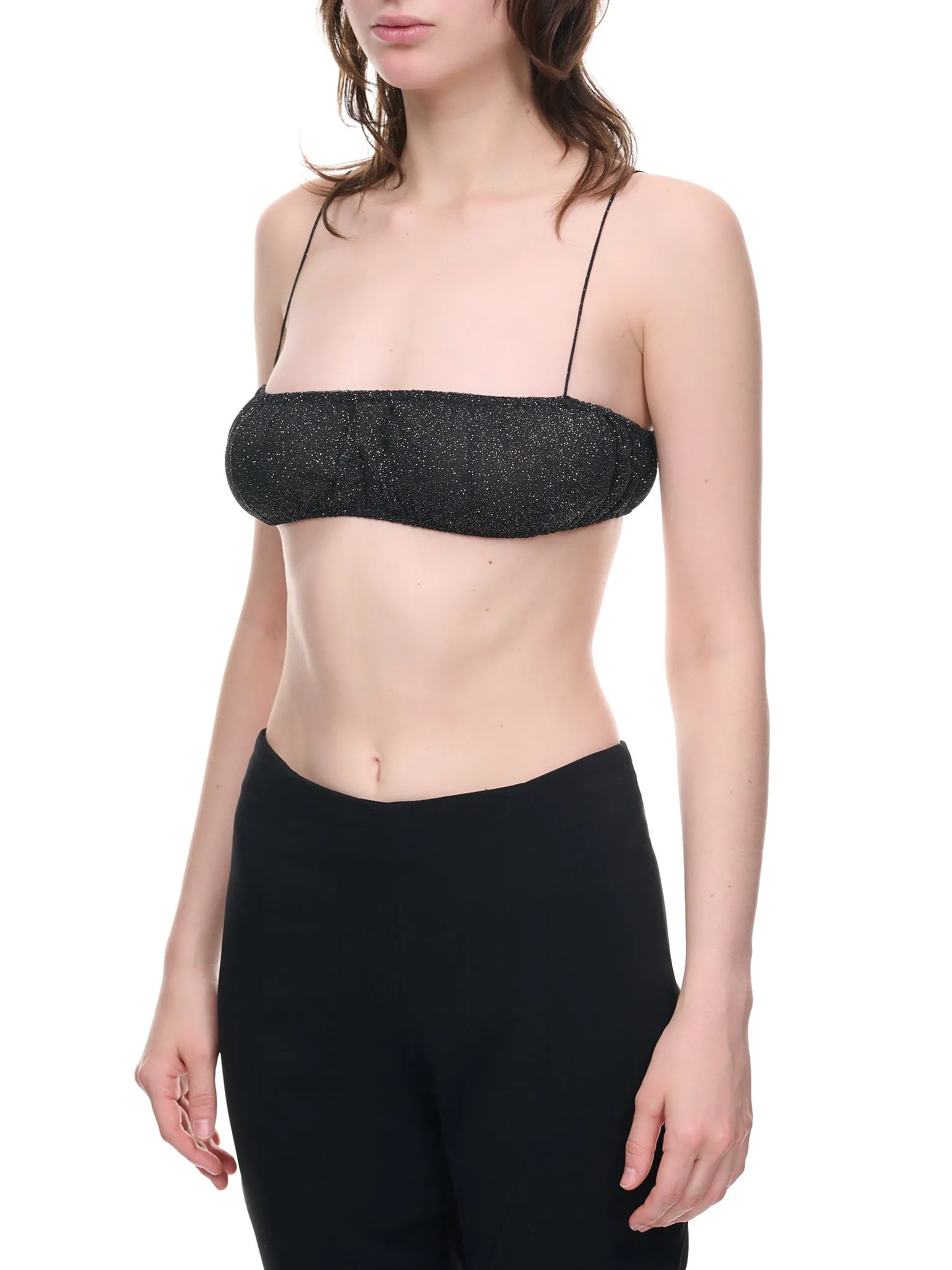 Glitter Bra Top (BR02-BLACK) sold by lorenzo product image thumbnail 2