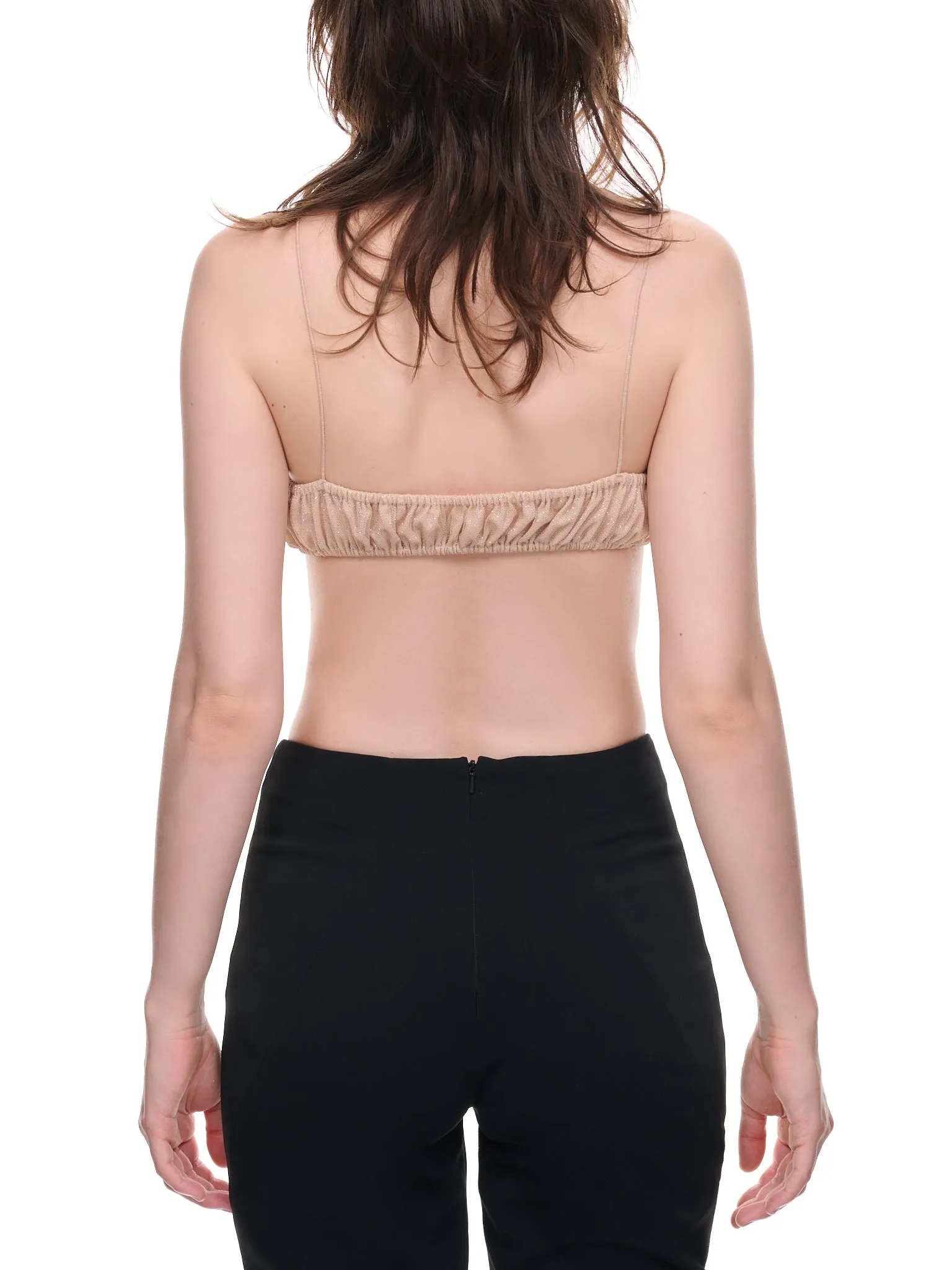 Glitter Bra Top (BR02-NUDE) sold by lorenzo product image thumbnail 3