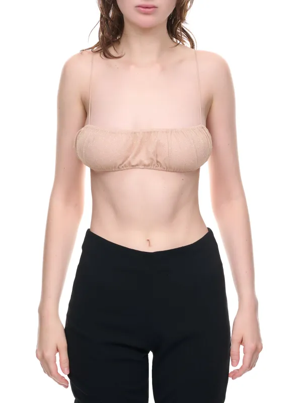 Glitter Bra Top (BR02-NUDE) sold by lorenzo