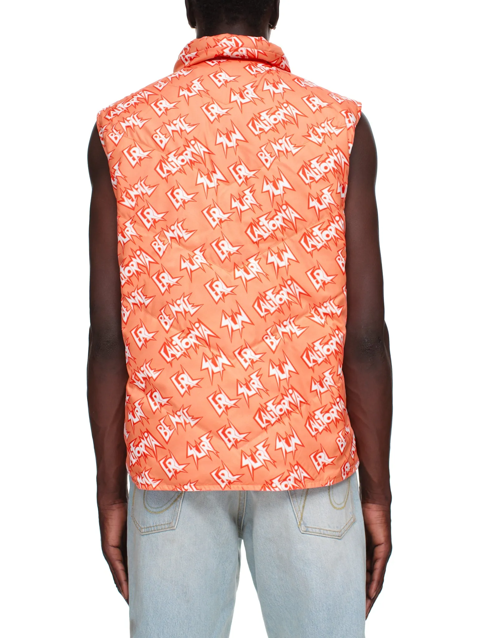 Padded Vest (ERL04C005-ORANGE) sold by lorenzo product image thumbnail 3
