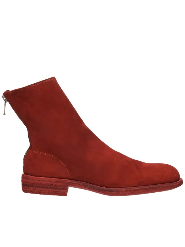 986 Horse Leather Zip Boots (986-HORSE-REVERSE-1006T-RED) sold by lorenzo
