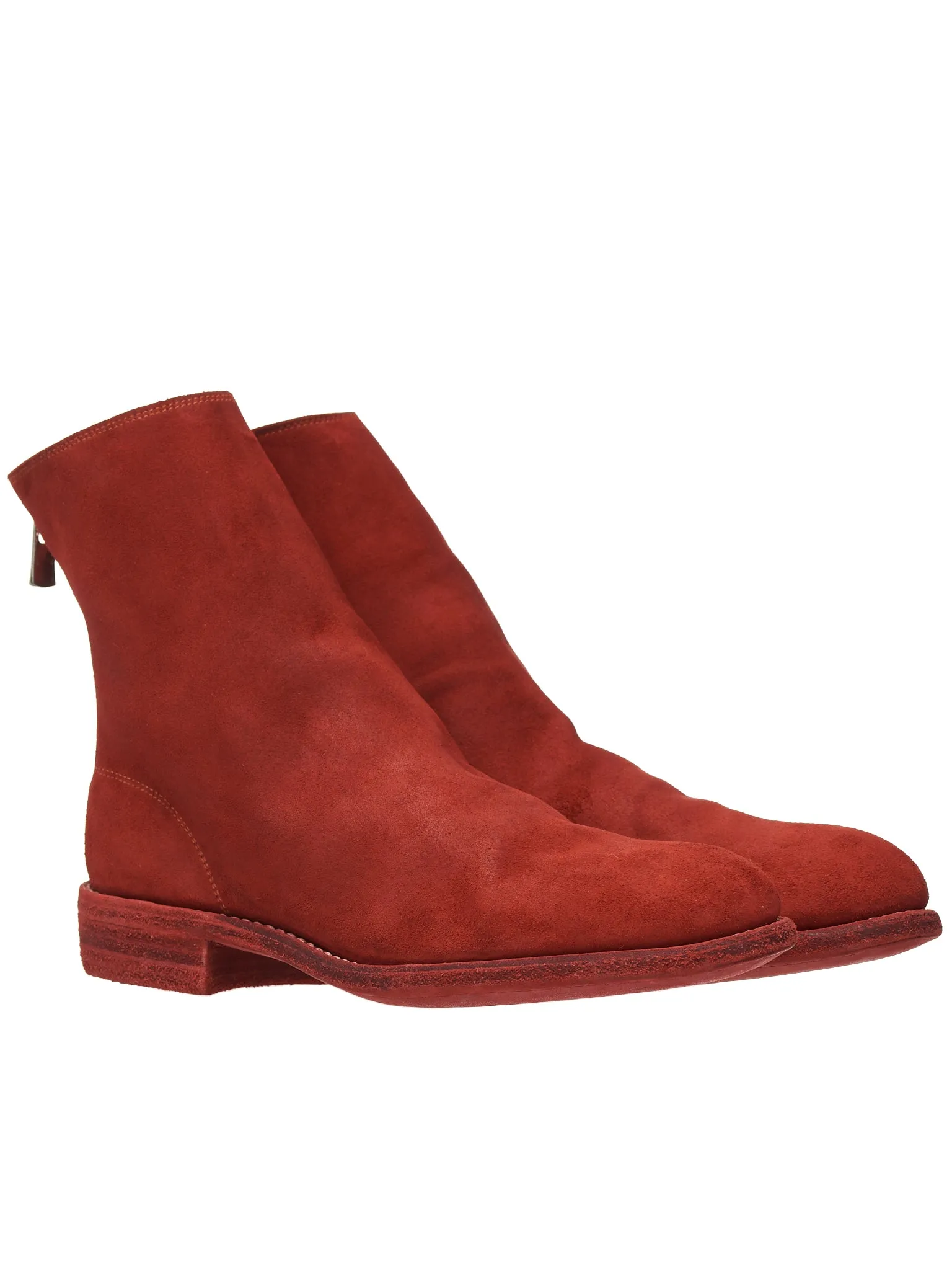 986 Horse Leather Zip Boots (986-HORSE-REVERSE-1006T-RED) sold by lorenzo product image thumbnail 2