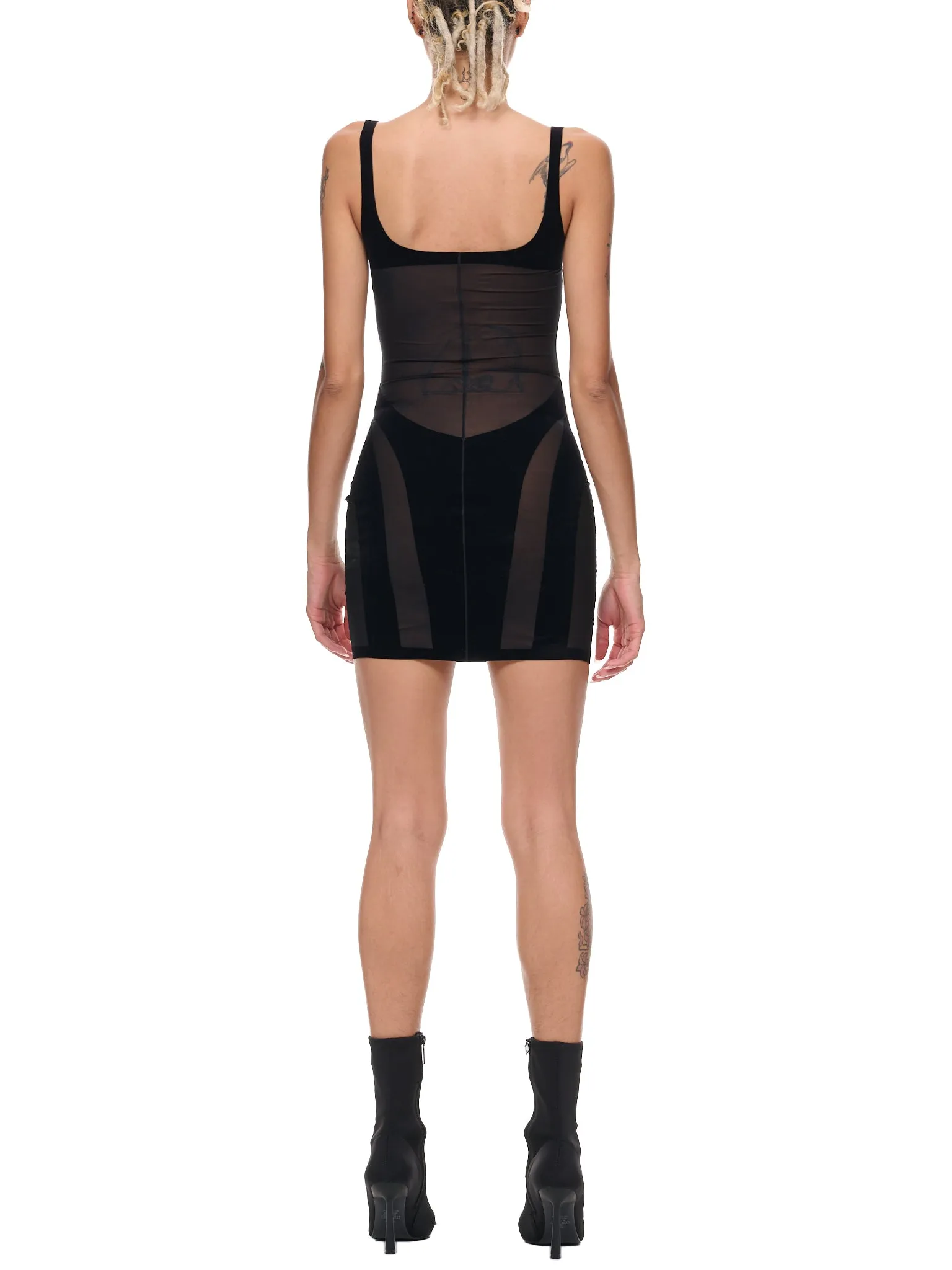 Flock Shaping Dress (53101-FLOCK-SHAPING-BLACK) sold by lorenzo product image thumbnail 3