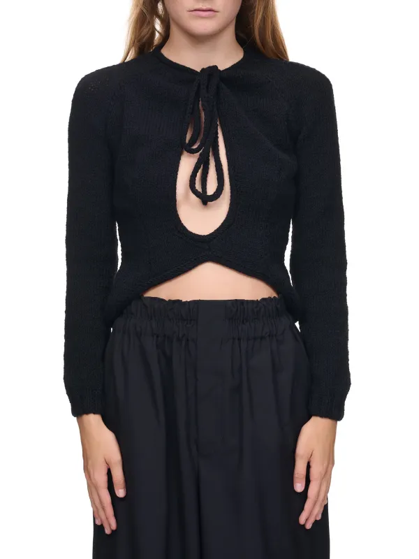 Hand Knit Sweater (UN-KNI-2-BLACK) sold by lorenzo