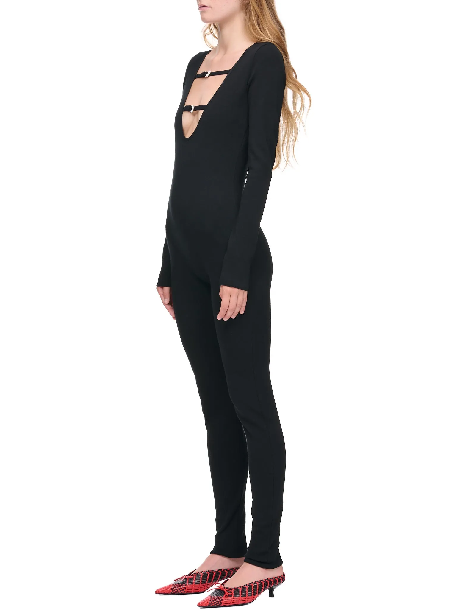 Knit Catsuit (2A274S-N0990-NERO) sold by lorenzo product image thumbnail 2