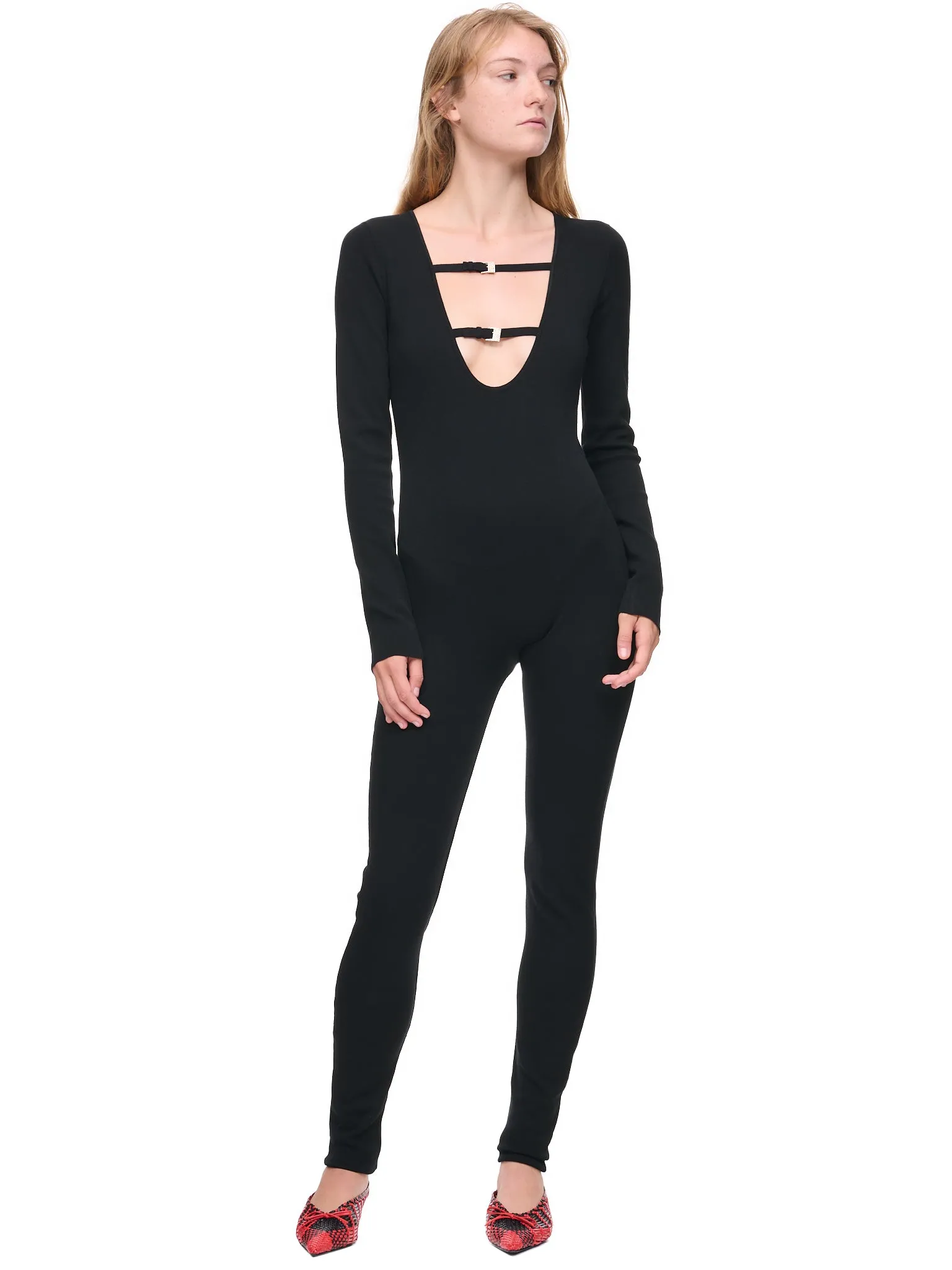 Knit Catsuit (2A274S-N0990-NERO) sold by lorenzo product image thumbnail 4