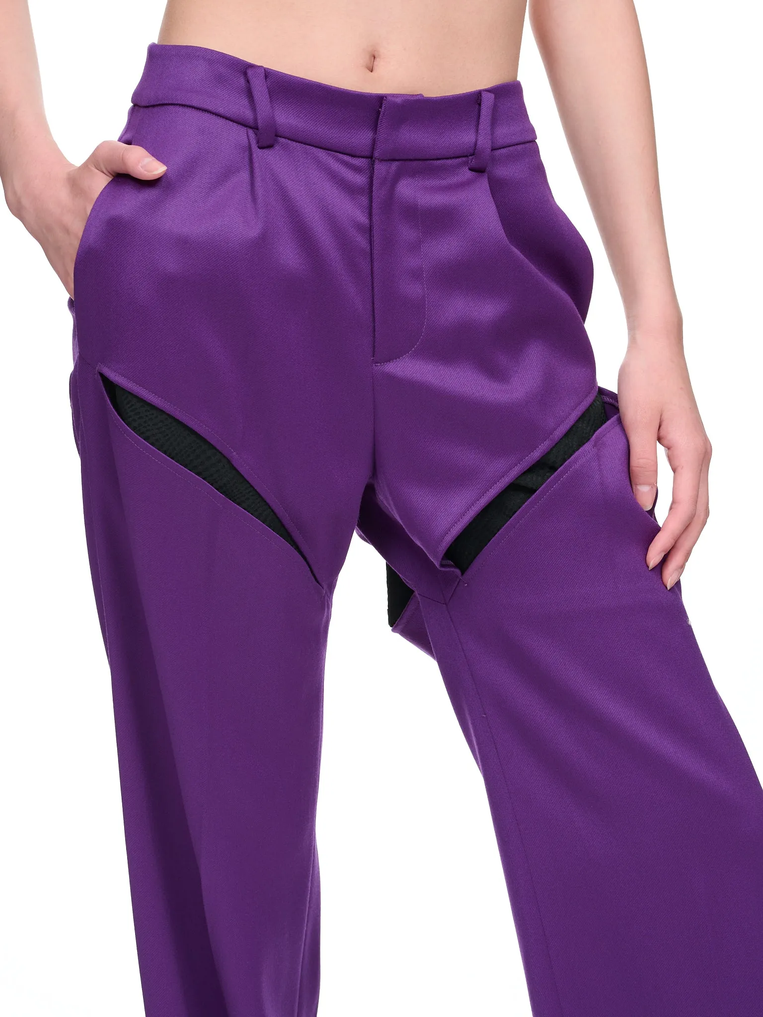 Wool Suit Trousers (WV08V-VIOLET) sold by lorenzo product image thumbnail 4