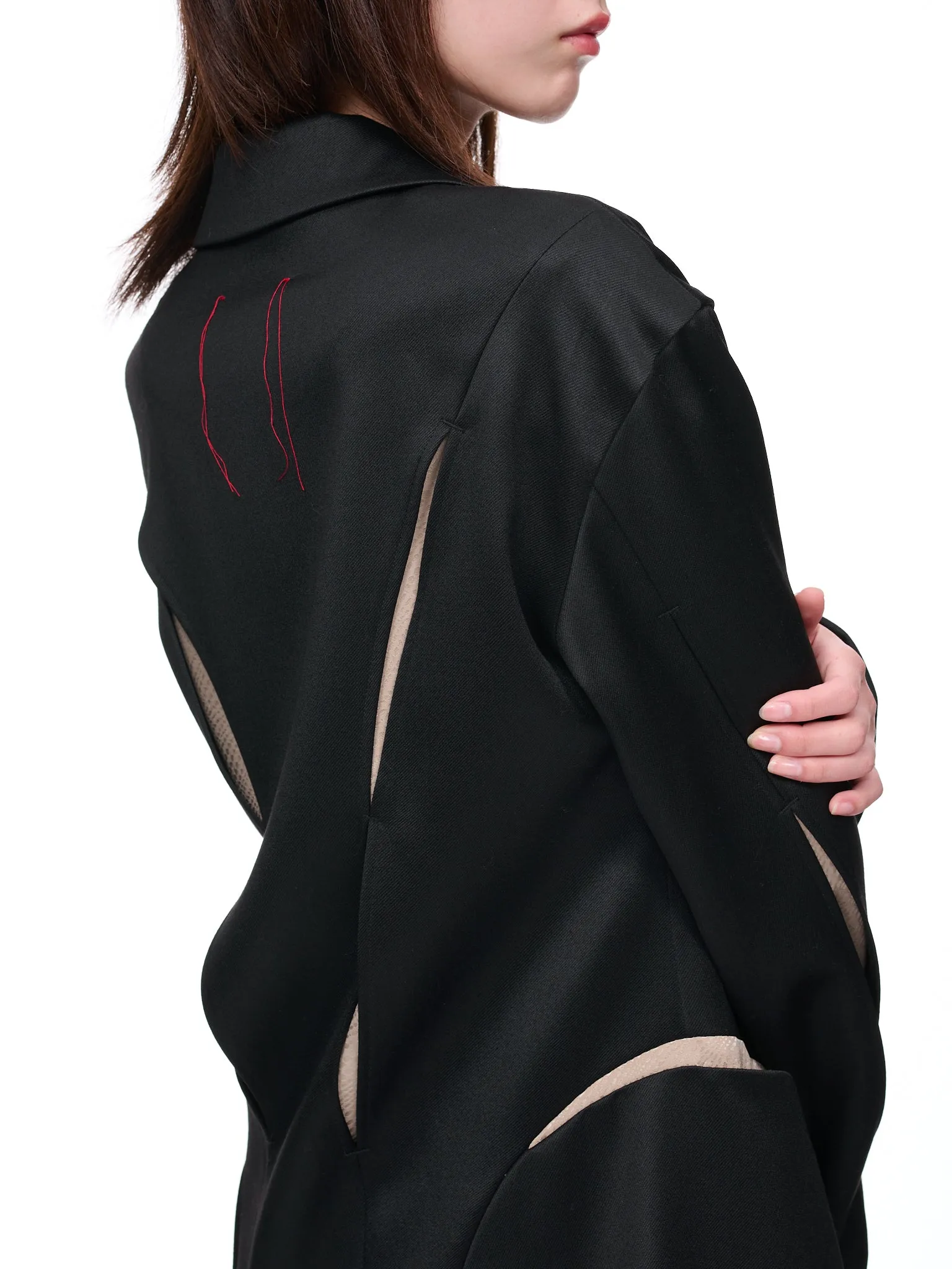 Wool Suit Jacket (WV07O-ONYX) sold by lorenzo product image thumbnail 5