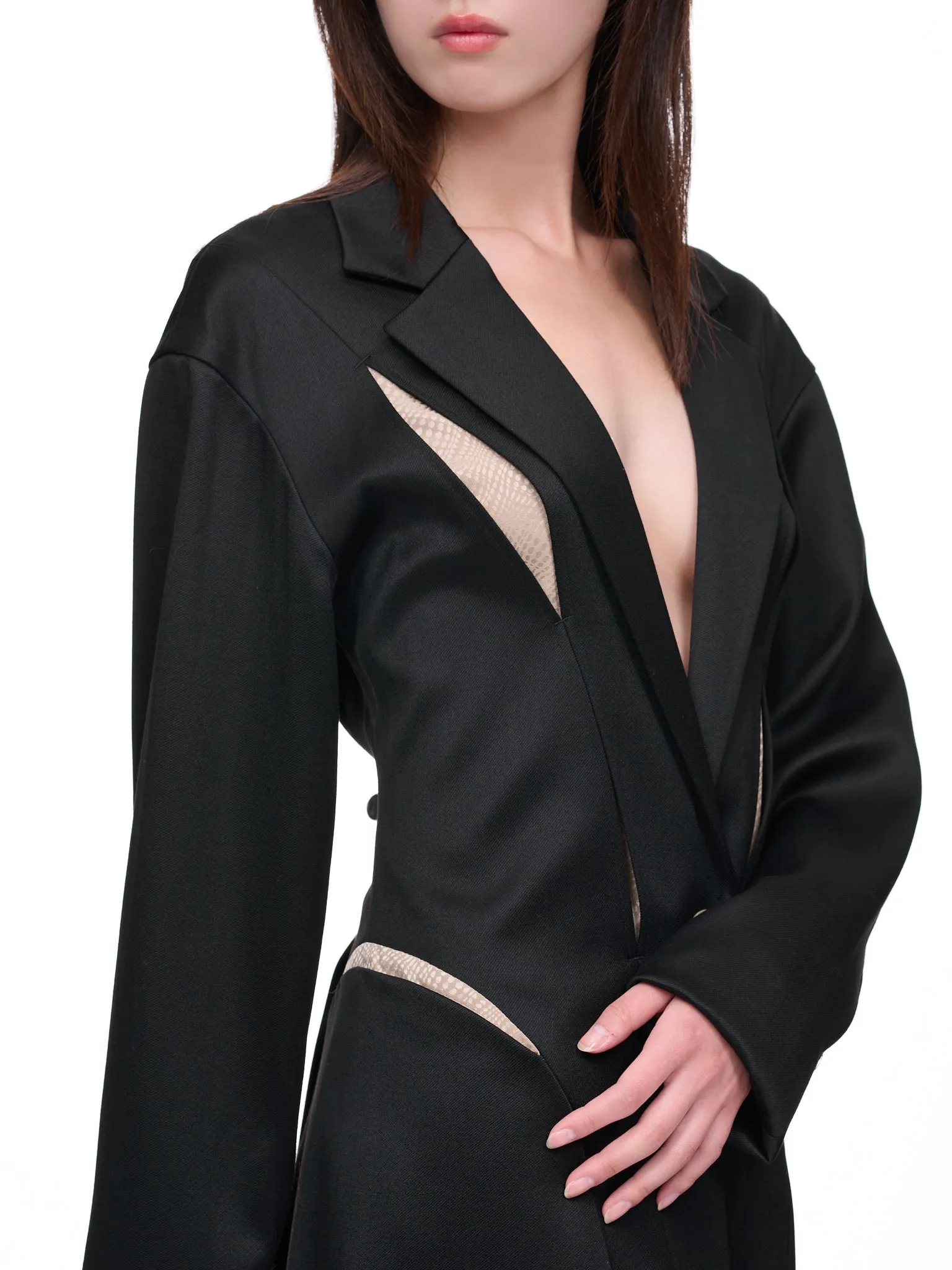 Wool Suit Jacket (WV07O-ONYX) sold by lorenzo product image thumbnail 3