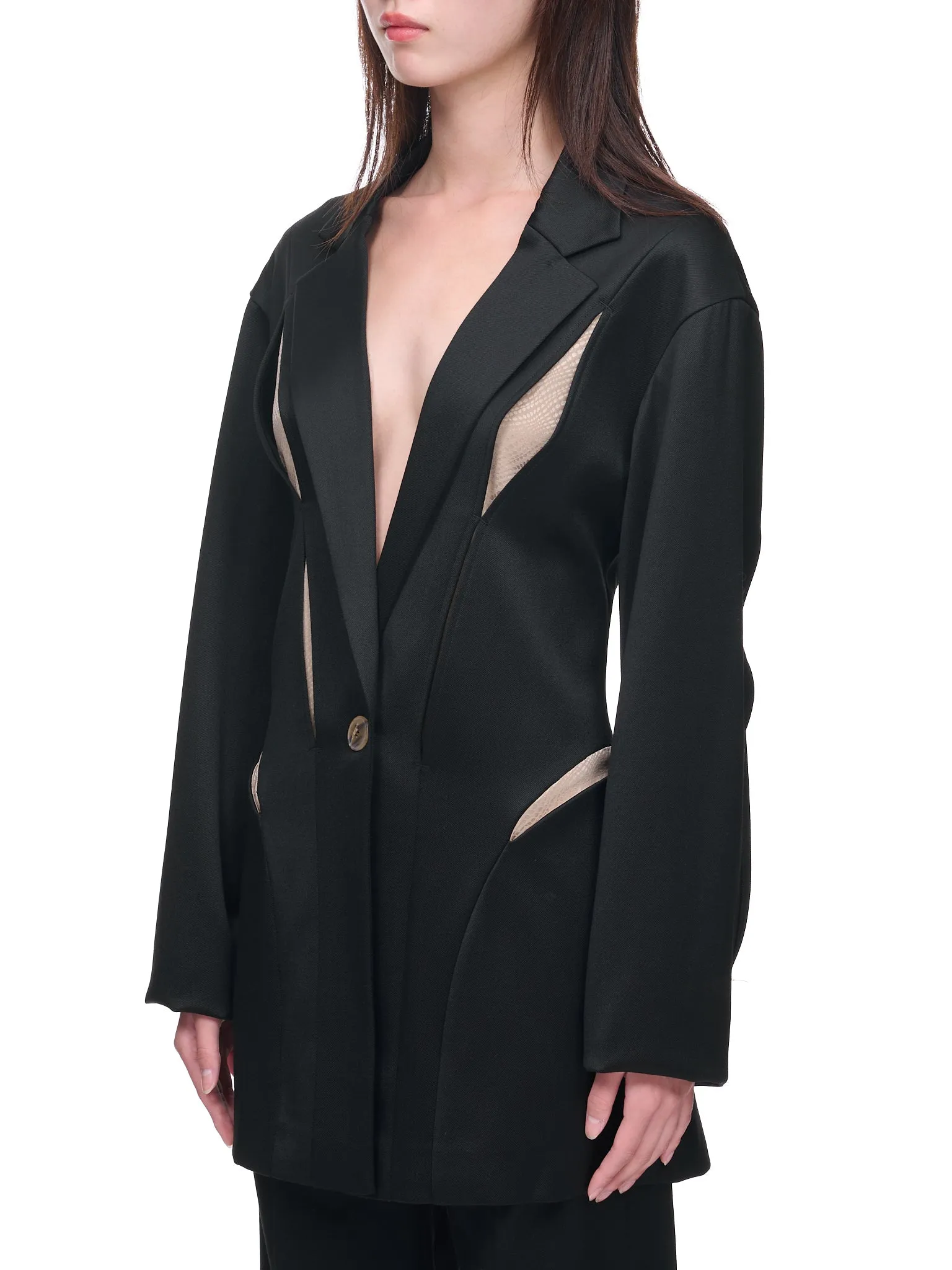 Wool Suit Jacket (WV07O-ONYX) sold by lorenzo product image thumbnail 2