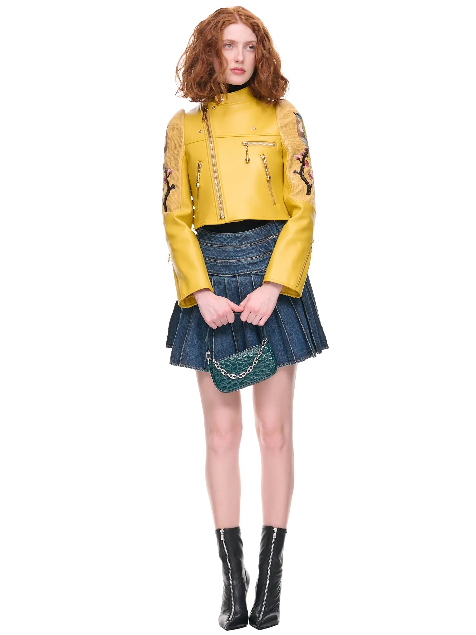 Mini Rachel Croco Bag (MINI-RACHEL-PETROL) sold by lorenzo product image thumbnail 5