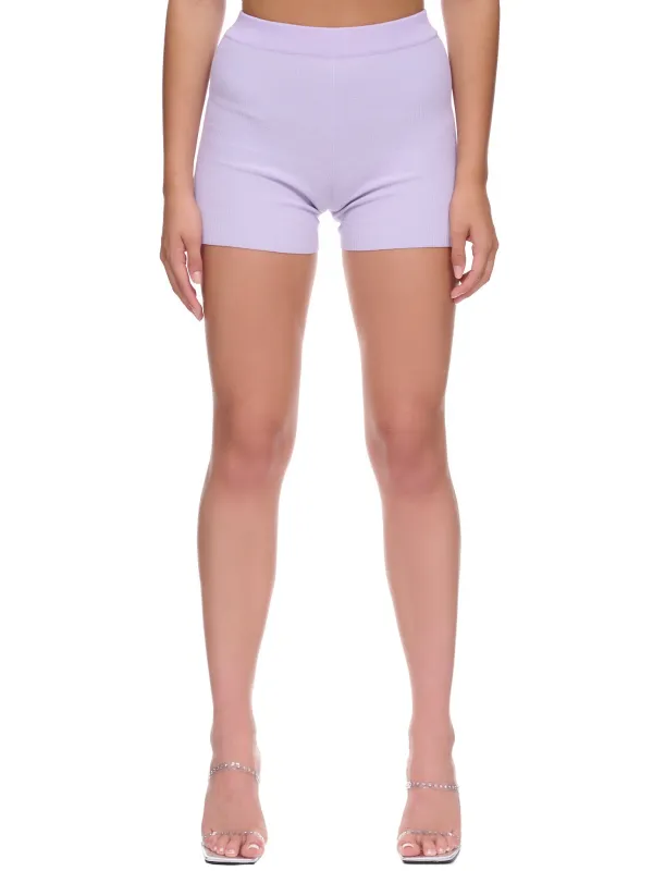 Le Short Arancia (213KN004-2060-PURPLE) made by Jacquemus