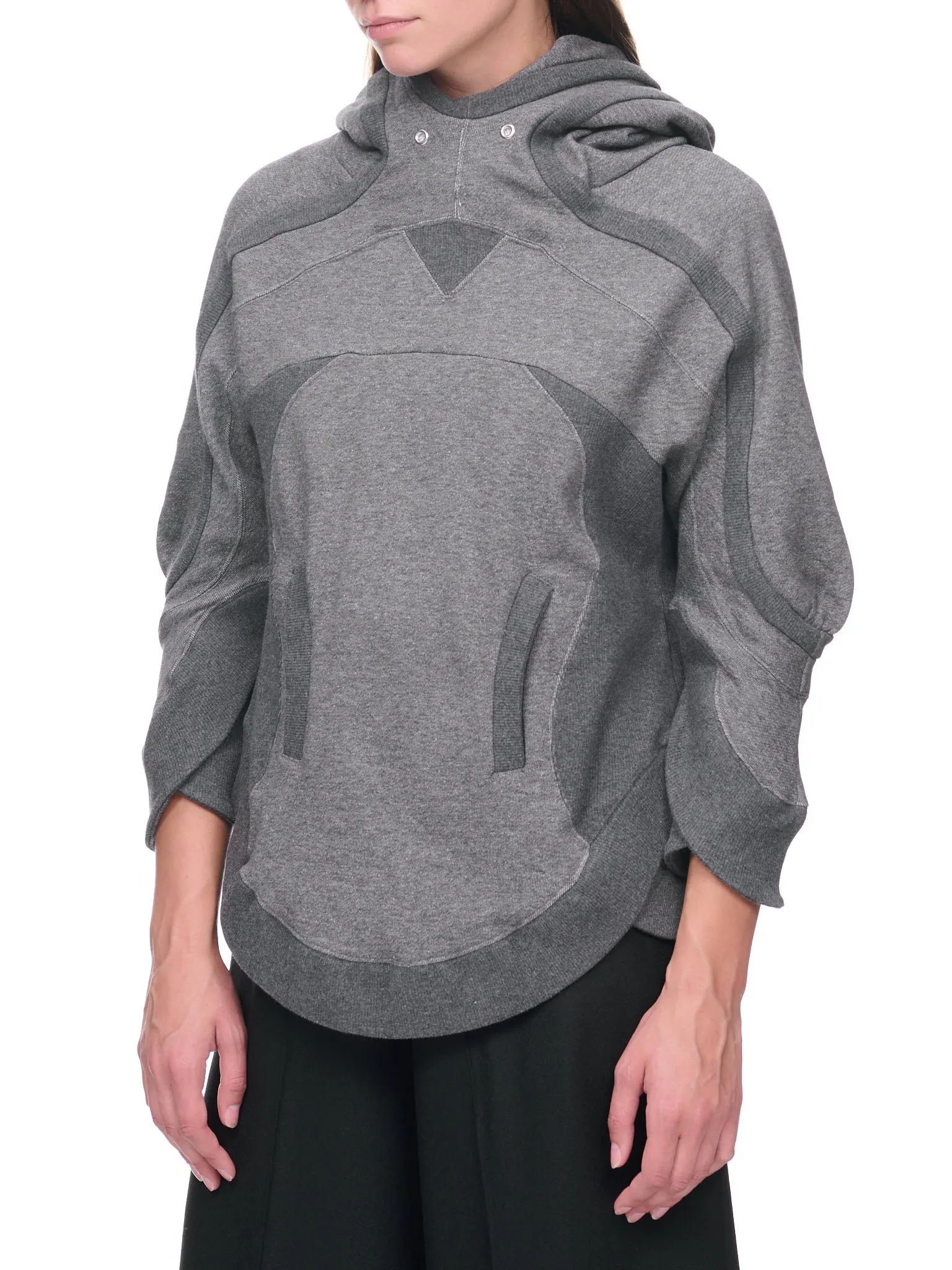 Layered Jacket (UA2B1805-T-CHARCOAL) sold by lorenzo product image thumbnail 2