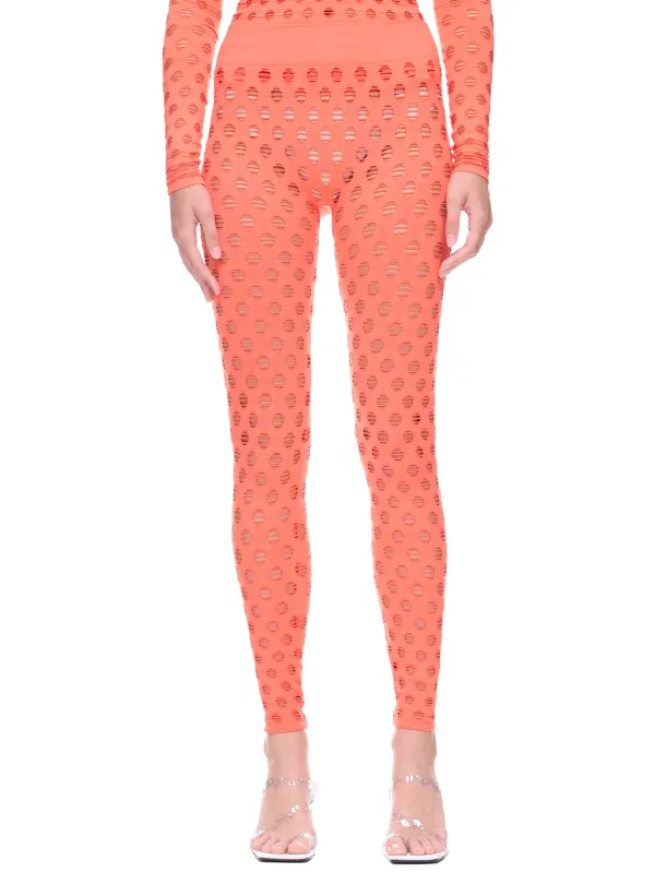 Perforated Leggings (YS304-CARROT) sold by lorenzo