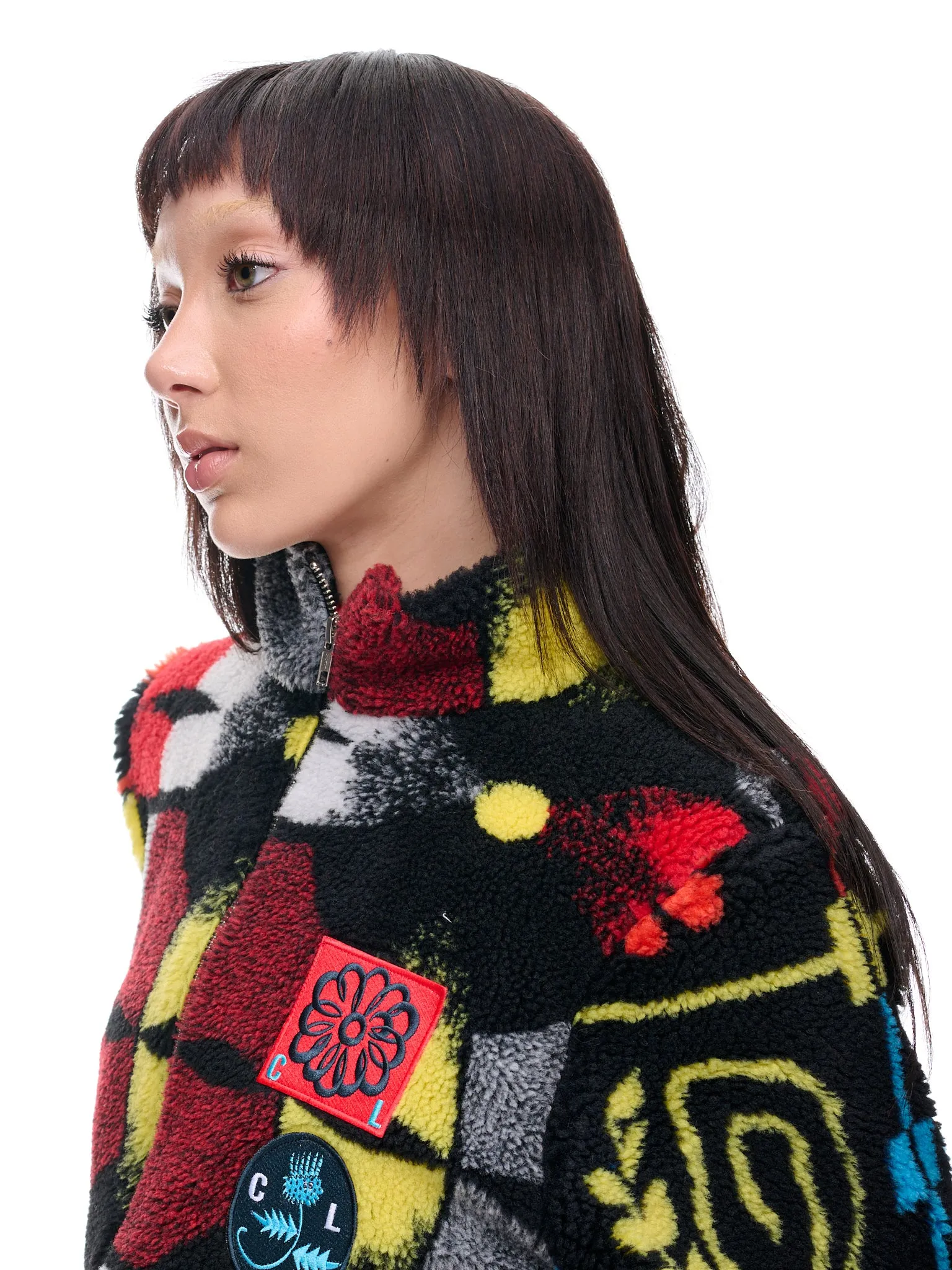 Ranger Fleece Zip-Up (4014-RANGER-BLACK-MULTI) sold by lorenzo product image thumbnail 4